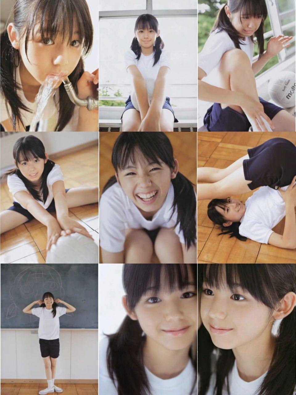 审美分享‖日系少女写真参考 小池里奈  2006年写真集《一年四组十九