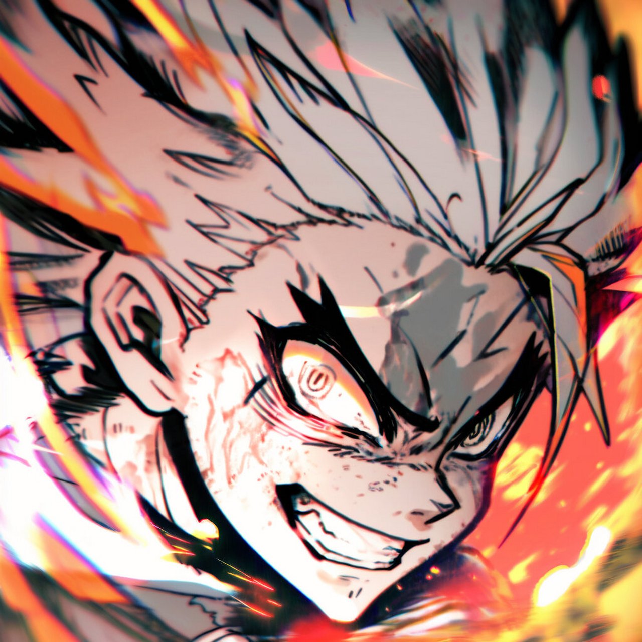 男生头像 | 火系热血少年 #画画的日常# #笔记灵感# #头像# #男生头像