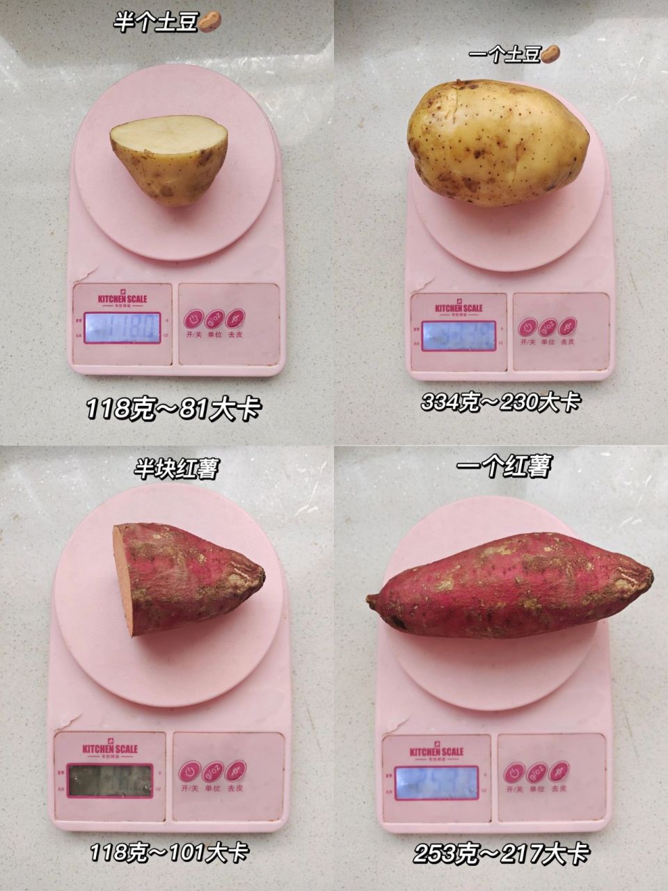 食物热量|土豆 半块土豆热量:81大卡 一个土豆热量:230大卡 半块热量