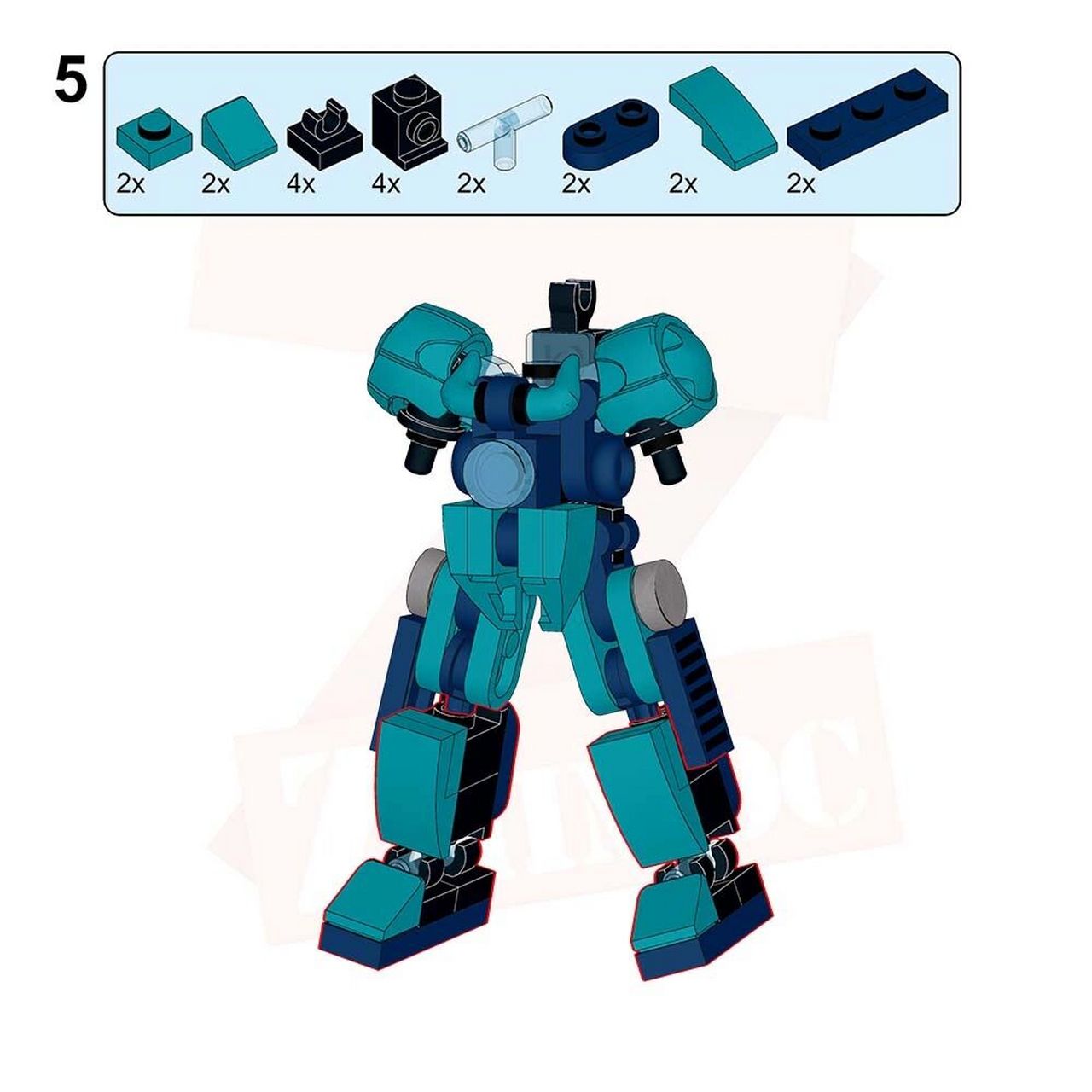 乐高积木moc王者荣耀墨子拼搭教程 #积木# #乐高# #乐高moc# #王者