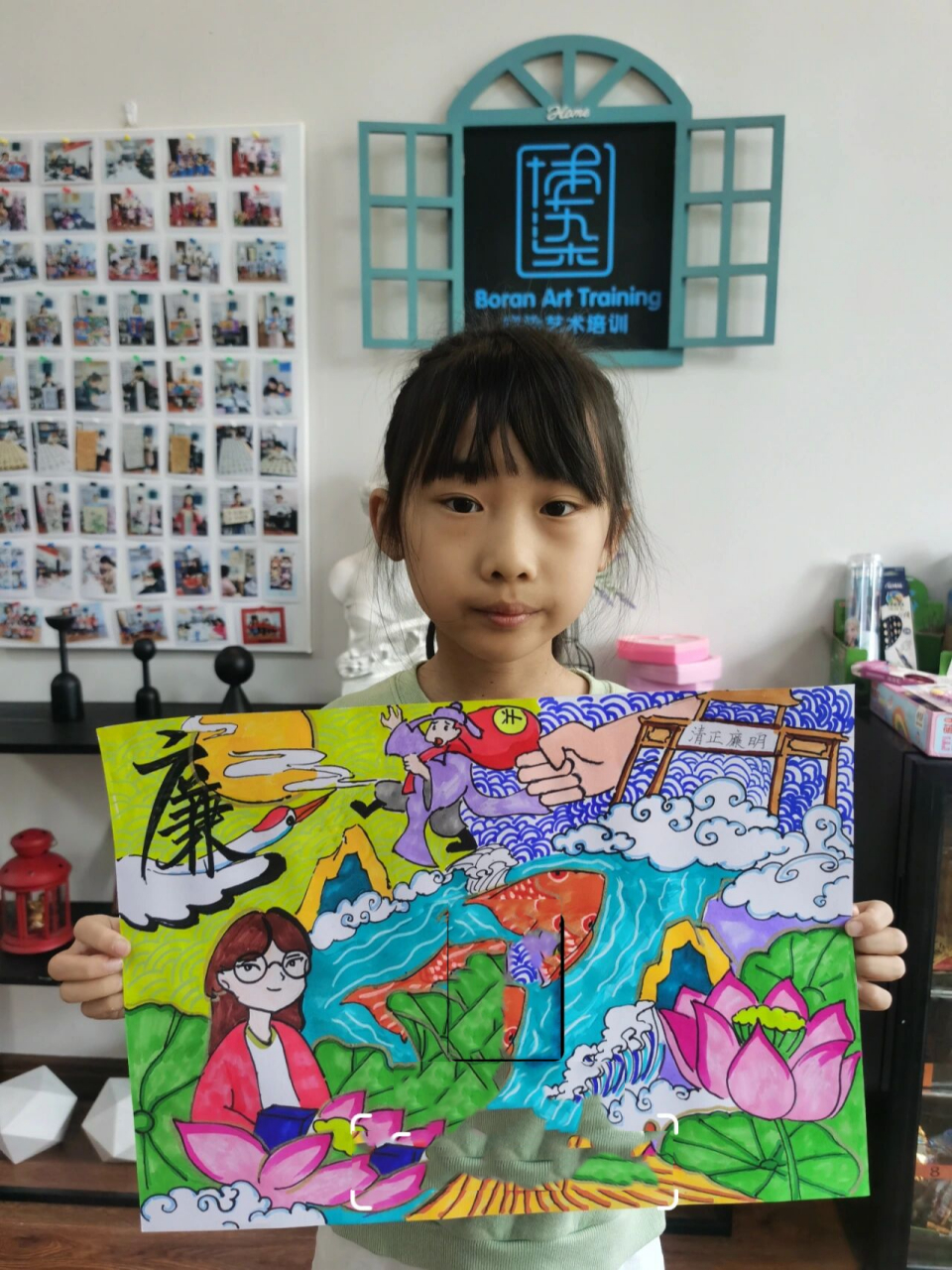《童画廉心》清廉主题画漫画 博染学员比赛作品,禁止抄袭!
