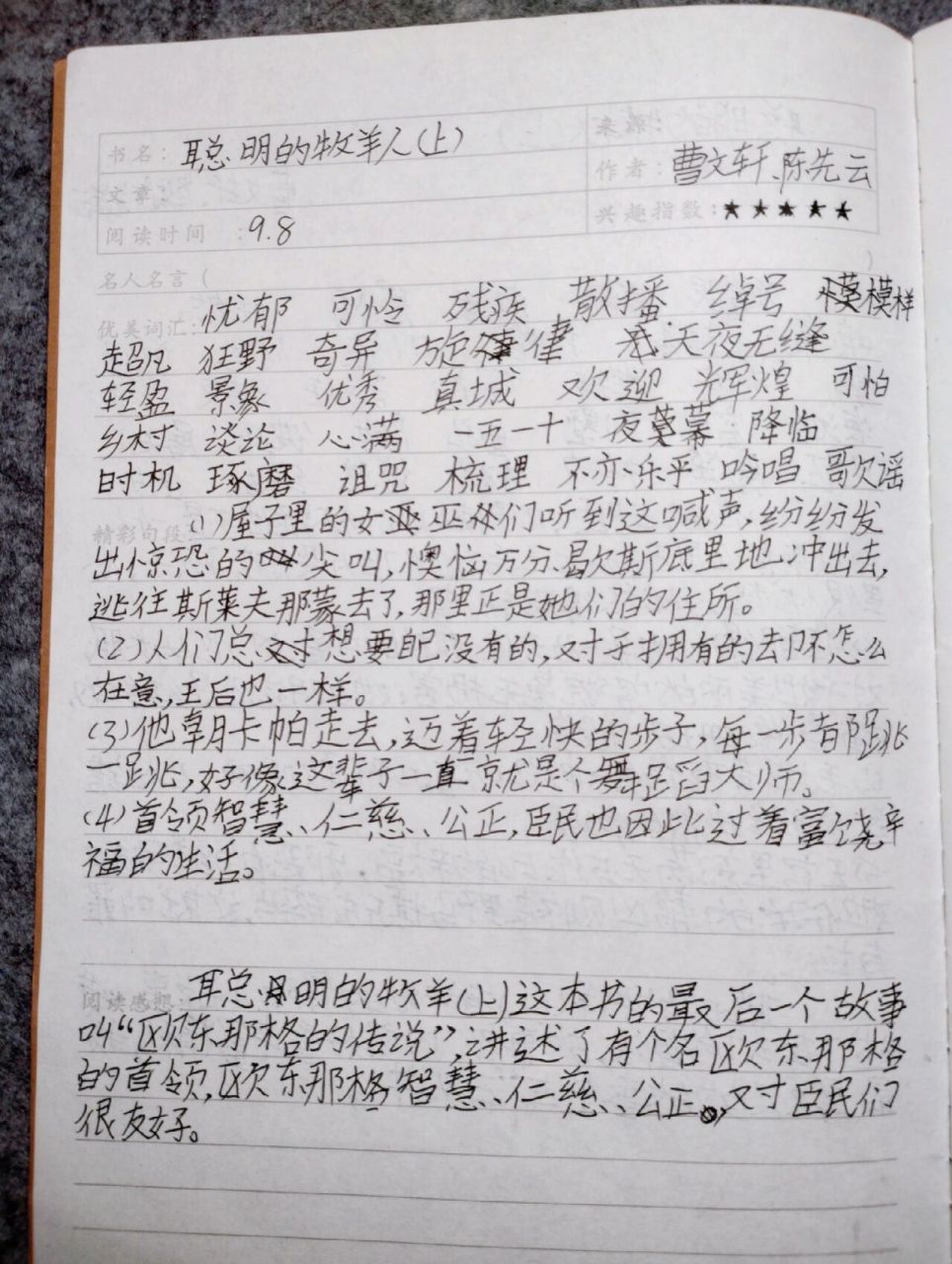 聪明的牧羊人  聪明的牧羊人(上)整本 字不好看,抱歉