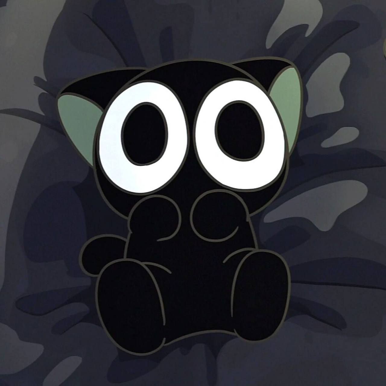 大电影里面的猫性小黑,超级可爱的大眼睛,谁能不爱罗小黑呢