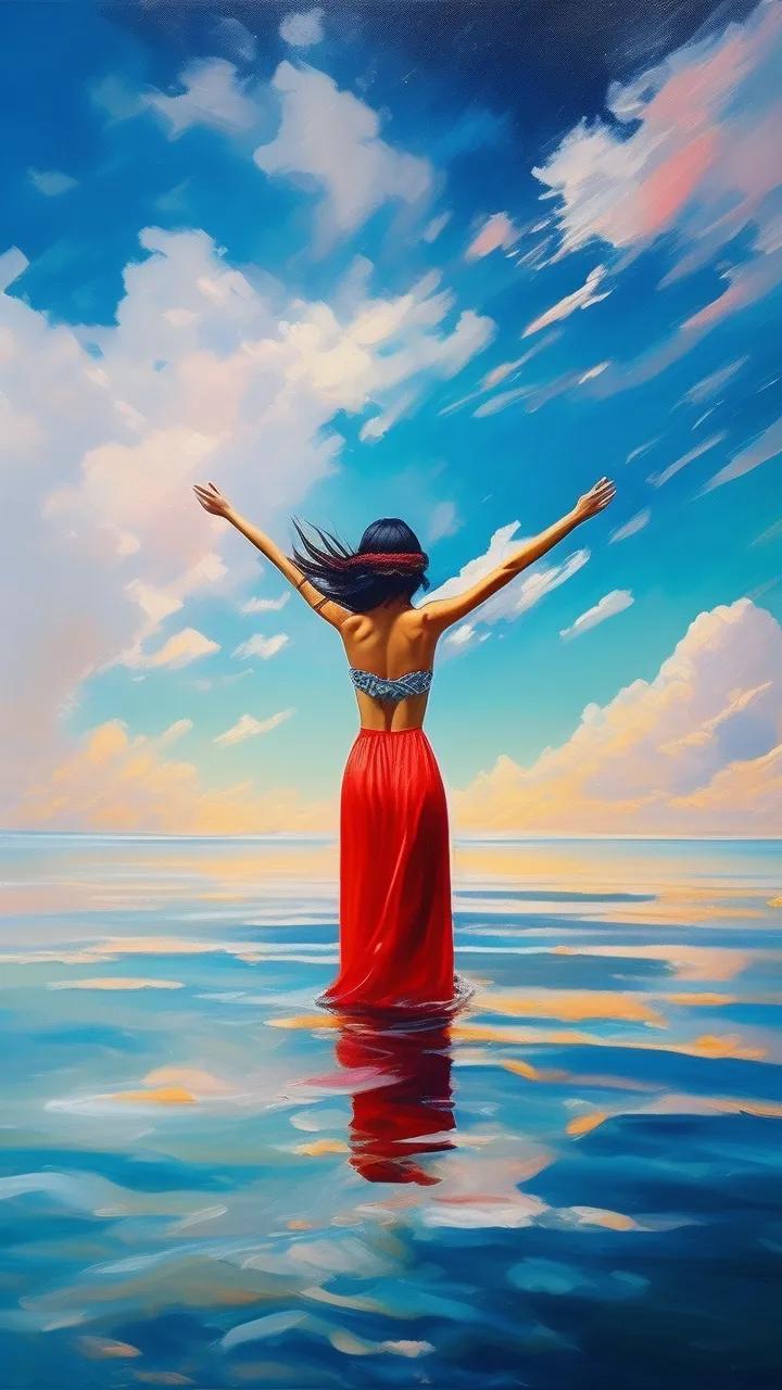 自由,那是一片无边无际的天空,是灵魂的飞翔,是心灵的解放.