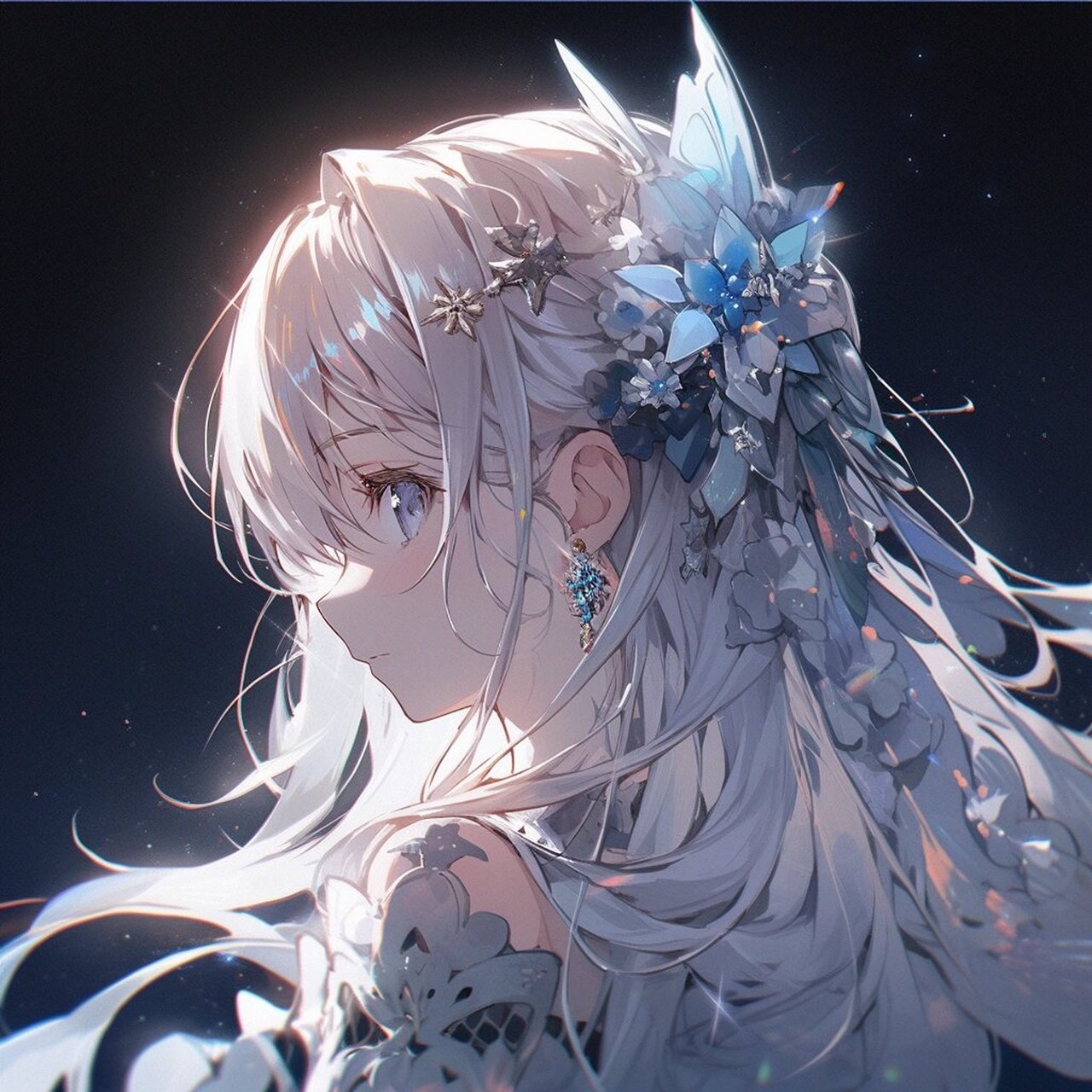 【星辰】原创卡通动漫女生头像