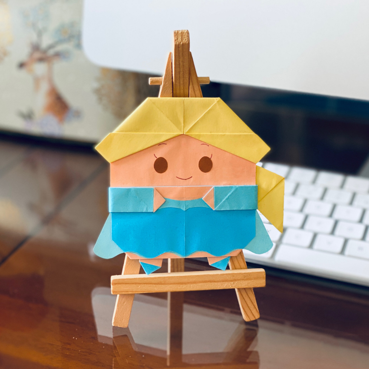 附折纸步骤图 致敬书籍原创作者石桥尚子 艾莎是阿伦黛尔王国的长公主