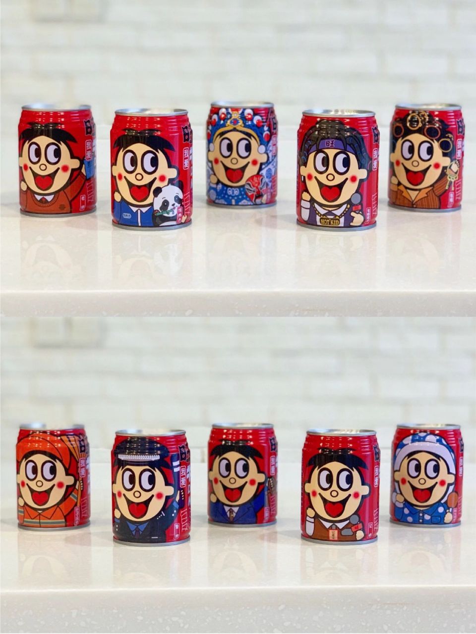 旺仔牛奶职业罐! 大家收集了几个?