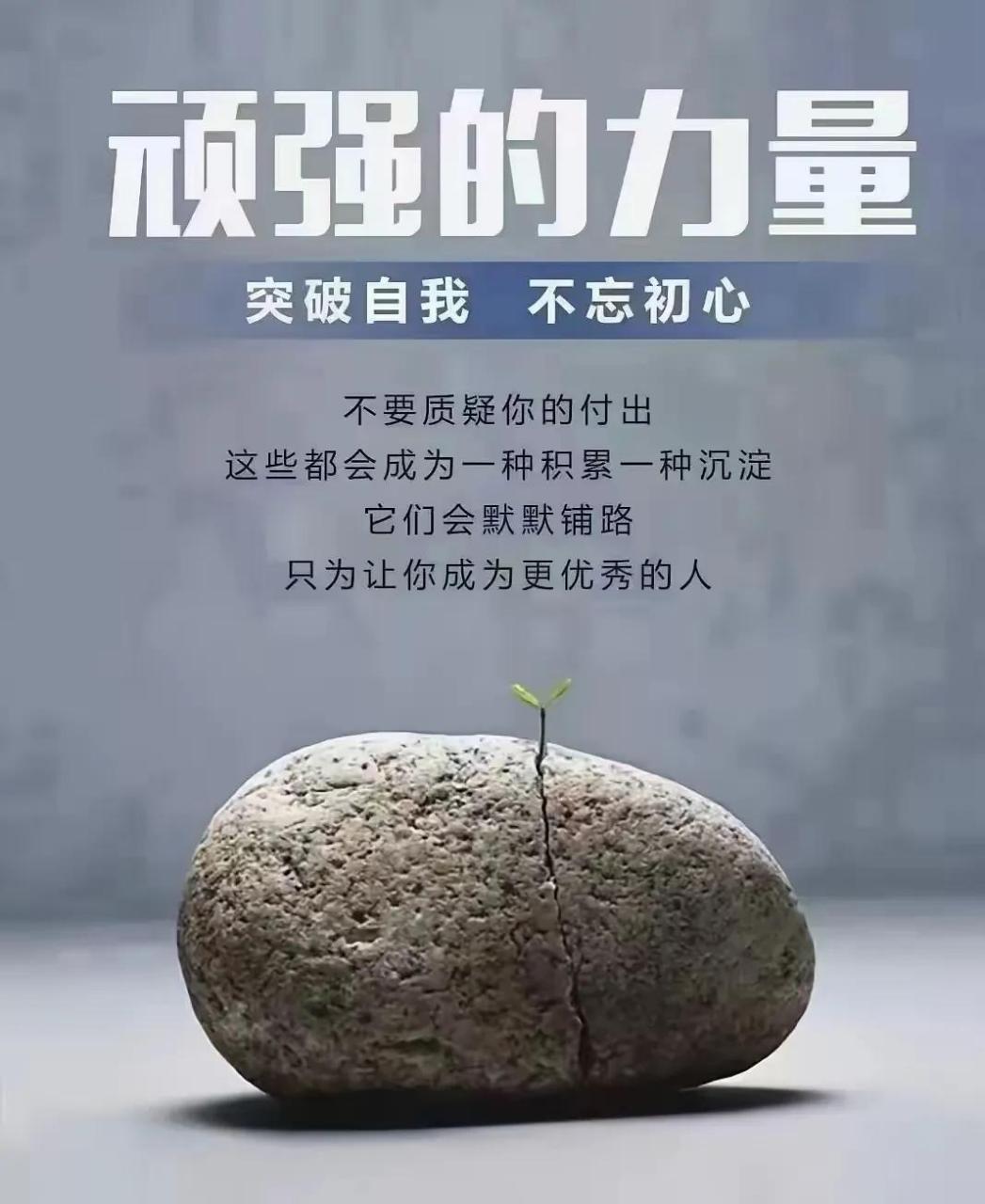 突破自我,不忘初心,加油!