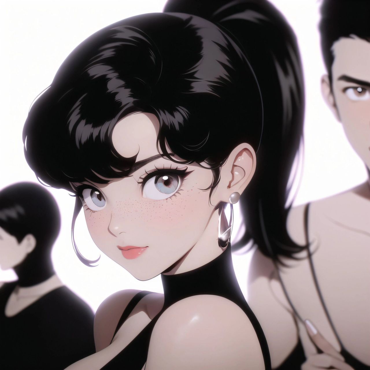 旧漫头像|甜美小姐姐回眸一笑95