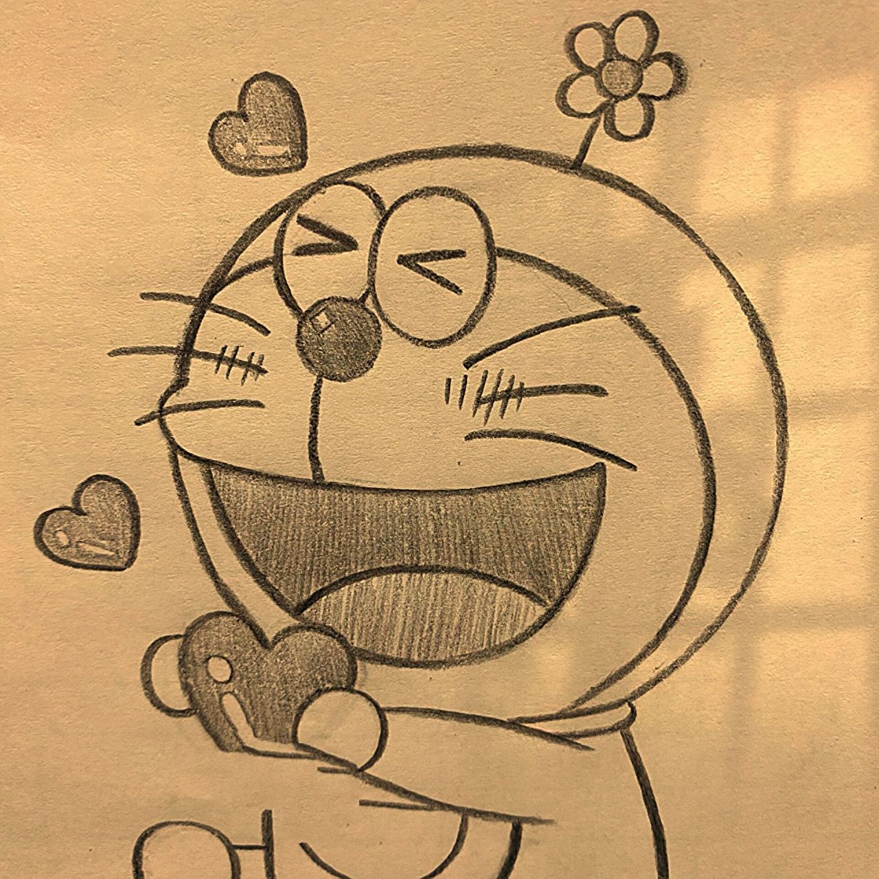 教你画哆啦a梦 哆啦a梦绘画教程