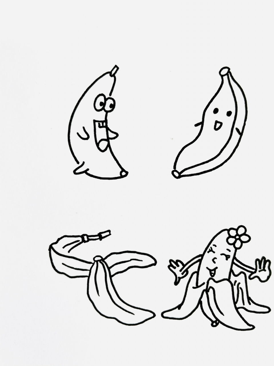 香蕉椅子简笔画图片