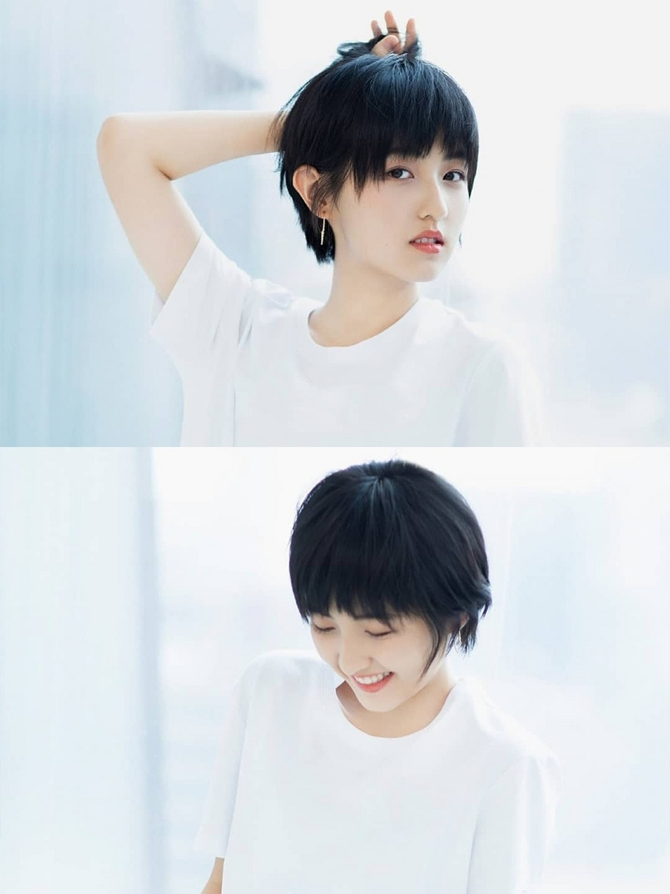 张子枫的发型图片