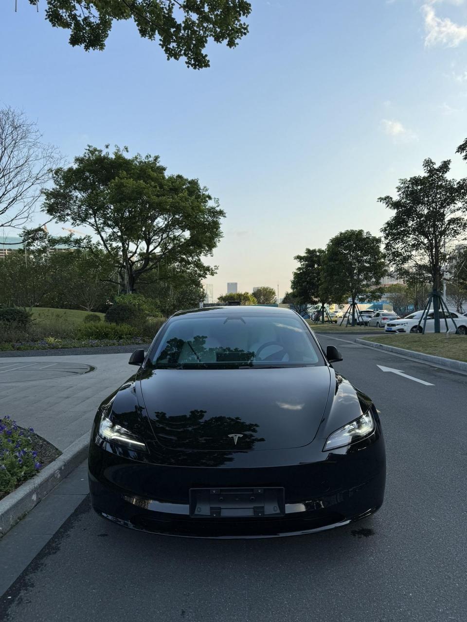 特斯拉model 3实拍图片