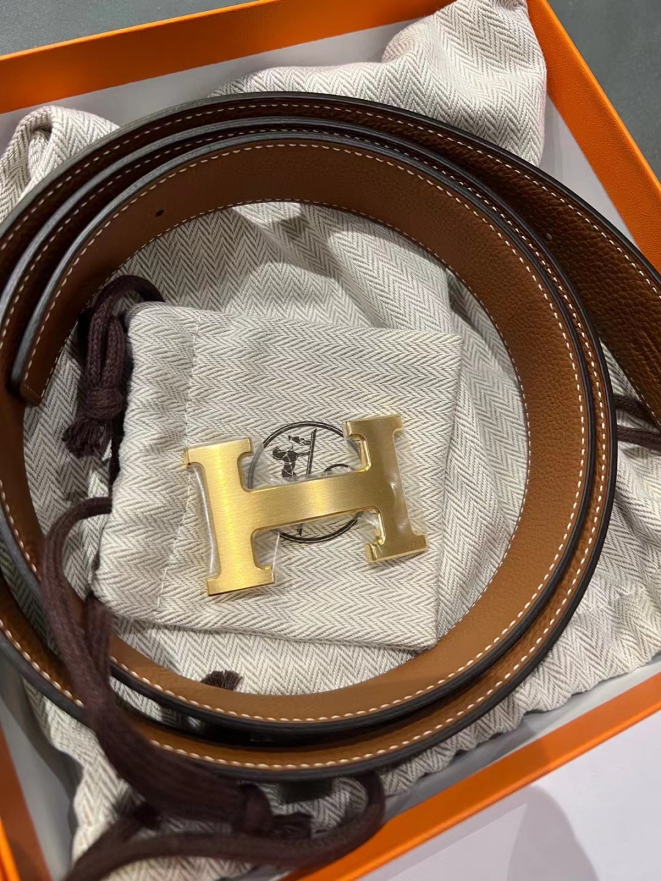 爱马仕男士皮带经典款