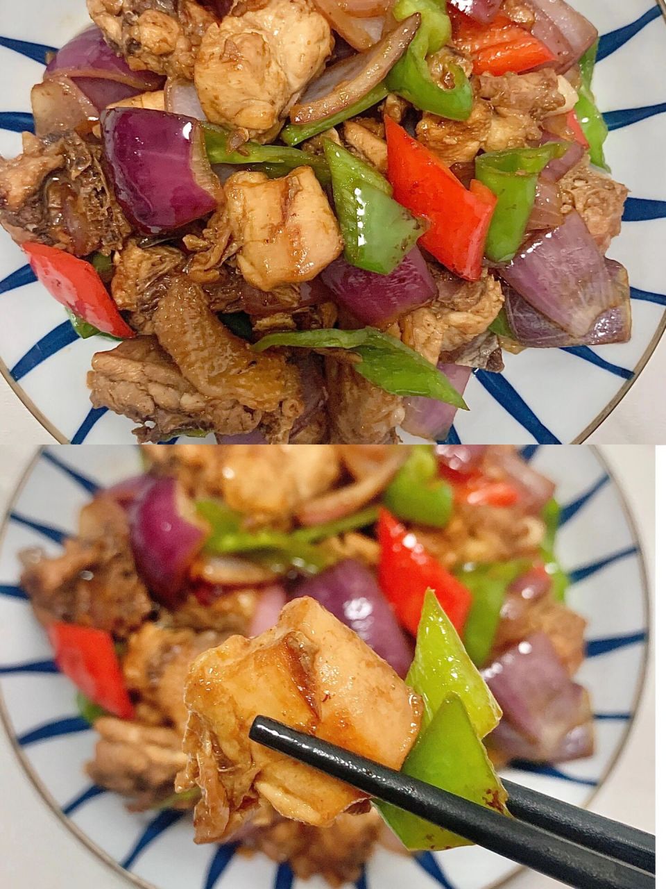 【洋葱炒鸡肉】经常吃的一道家常菜,简单好吃 94食材:鸡肉 洋葱 青