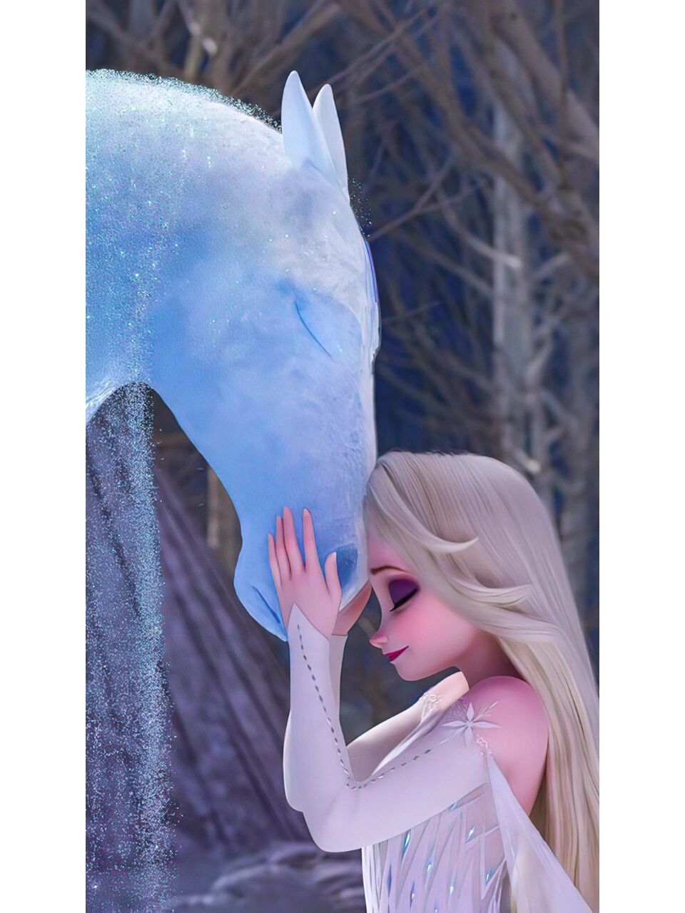 冰雪奇缘高清壁纸 艾莎手机壁纸 艾莎和安娜两位小仙女0269♀15