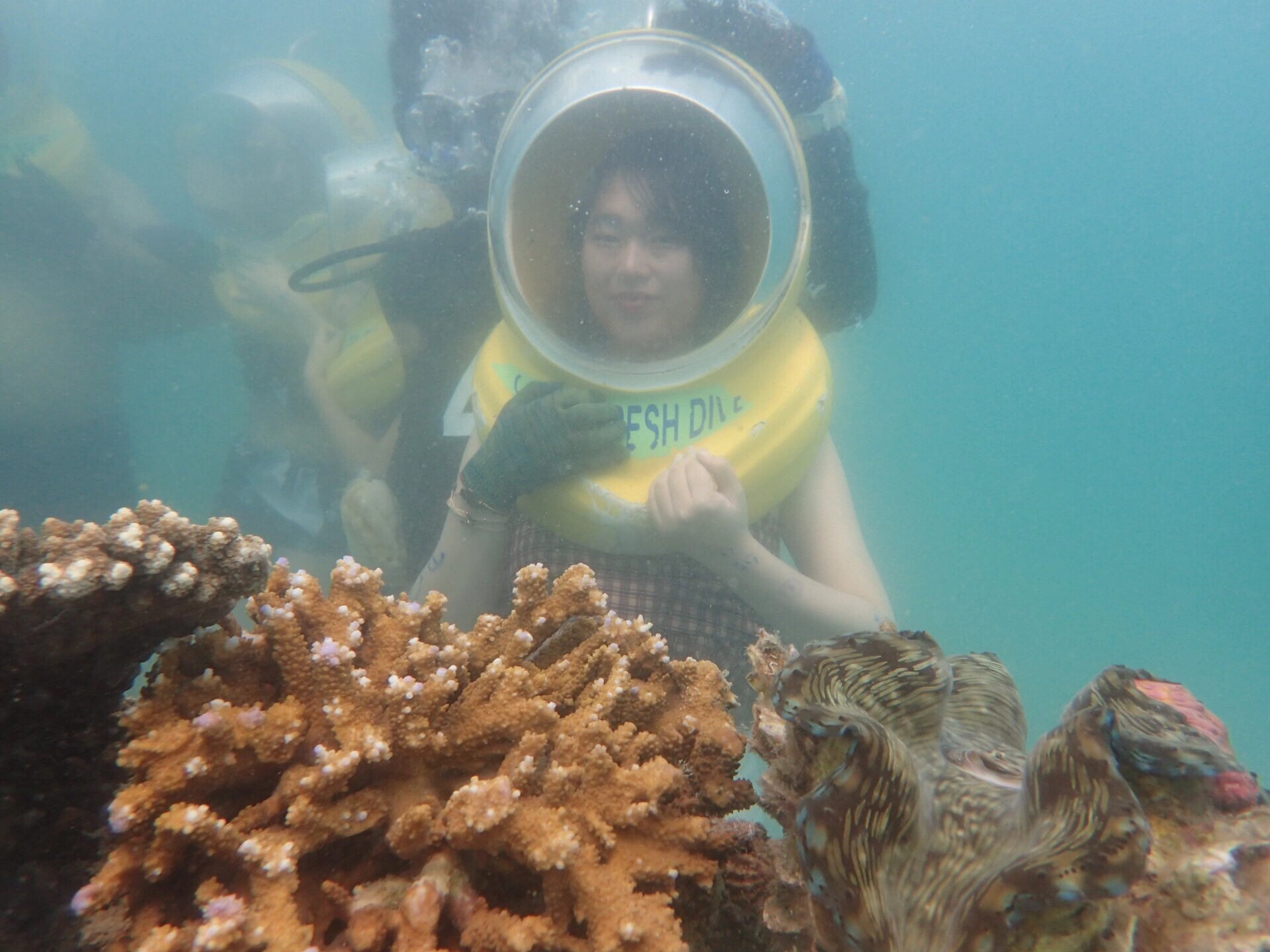 泰国的海底漫步98下水那一刻让人窒息