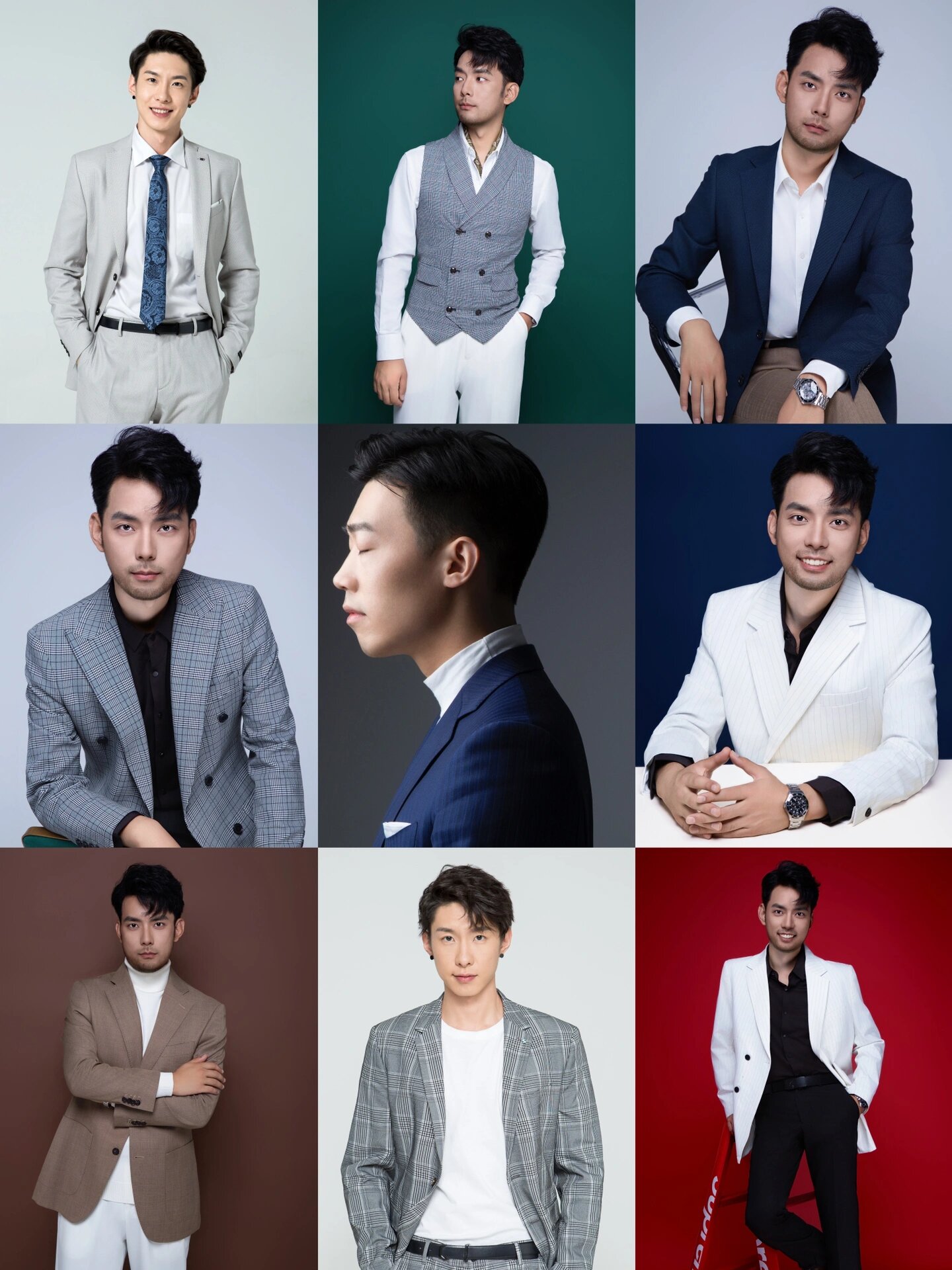 创意男士商务形象照丨个人/团队服务 大家都说 穿制服的男人最帅 但是