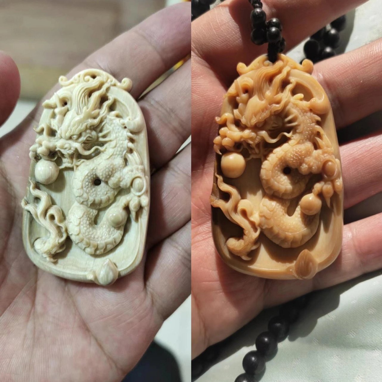 猛犸盘玩前后对比图,漂亮啊!