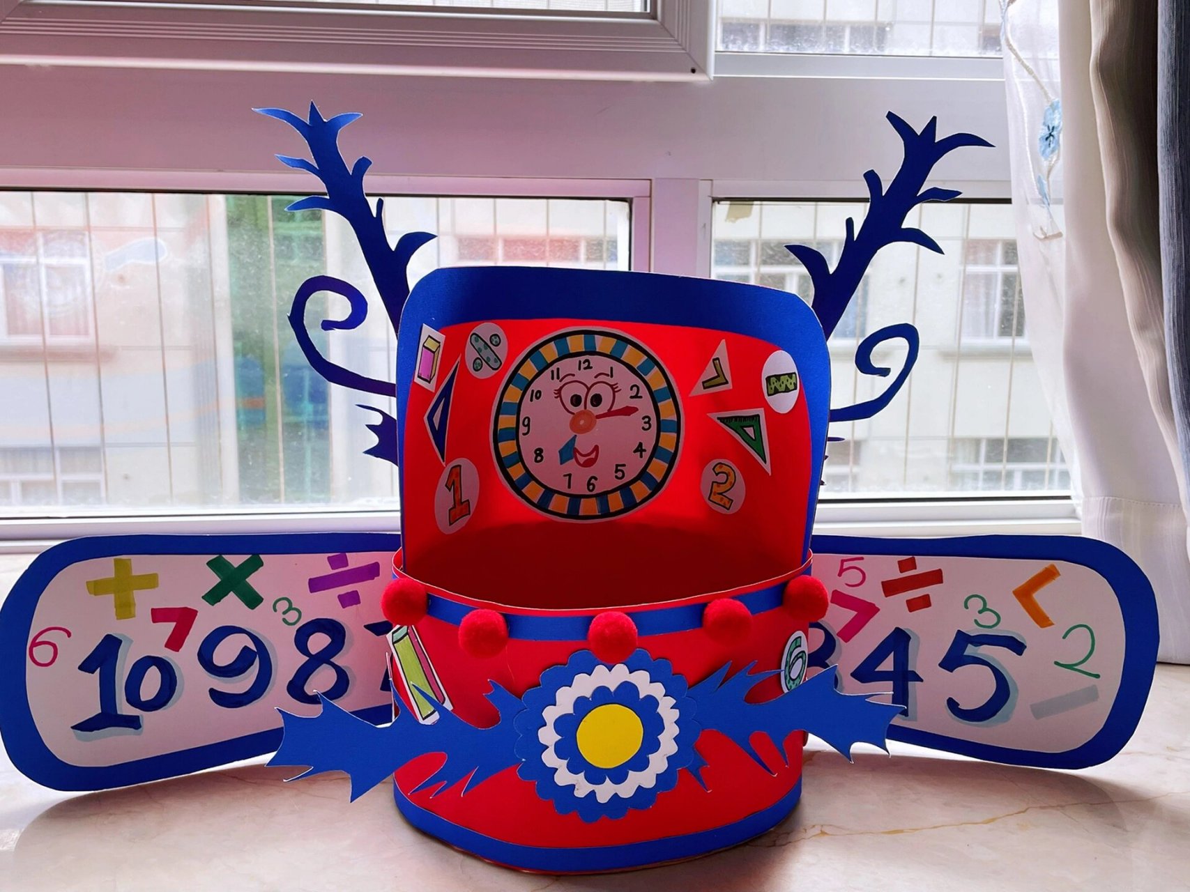 手工状元帽数学帽97配个对