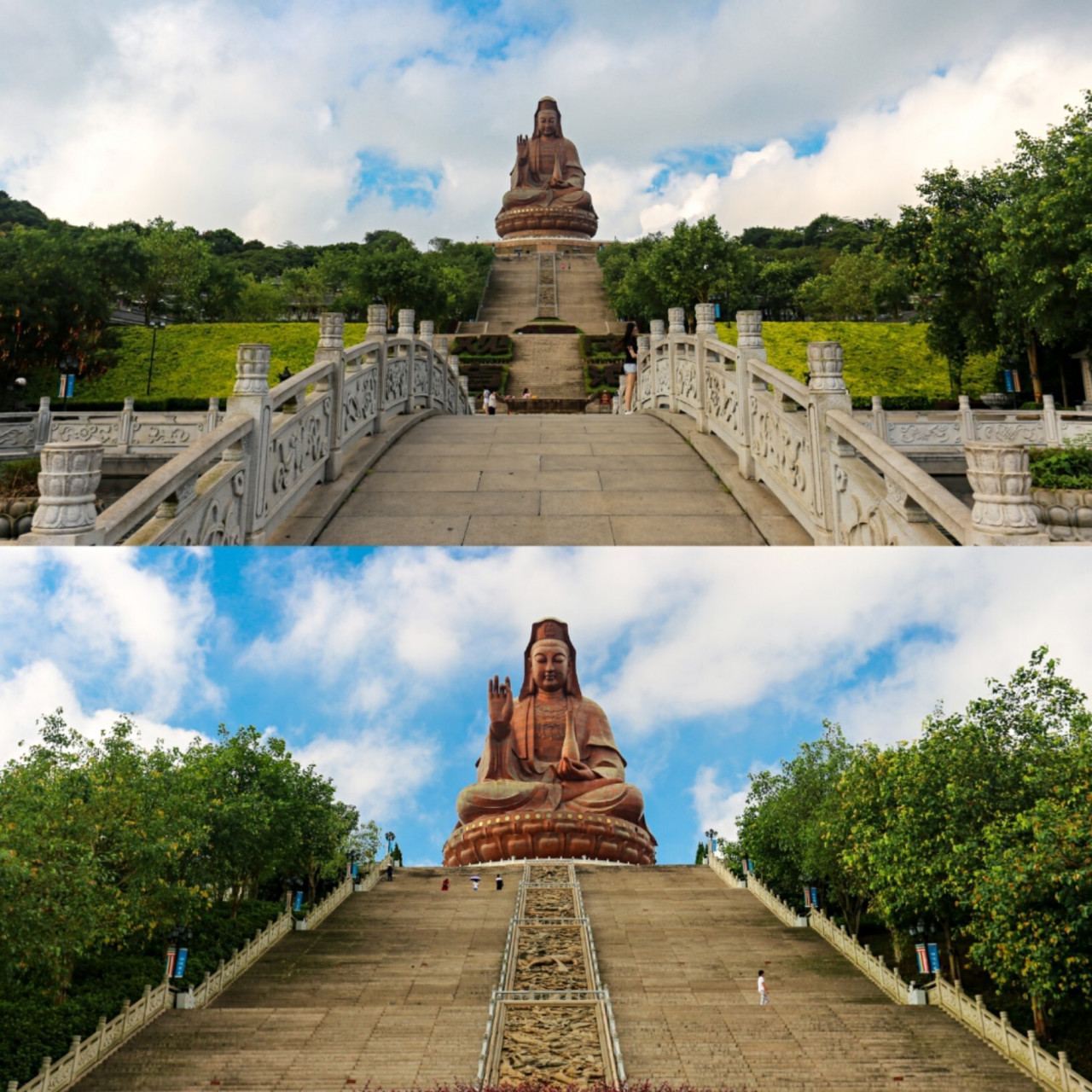 佛山西樵山南海观音像图片