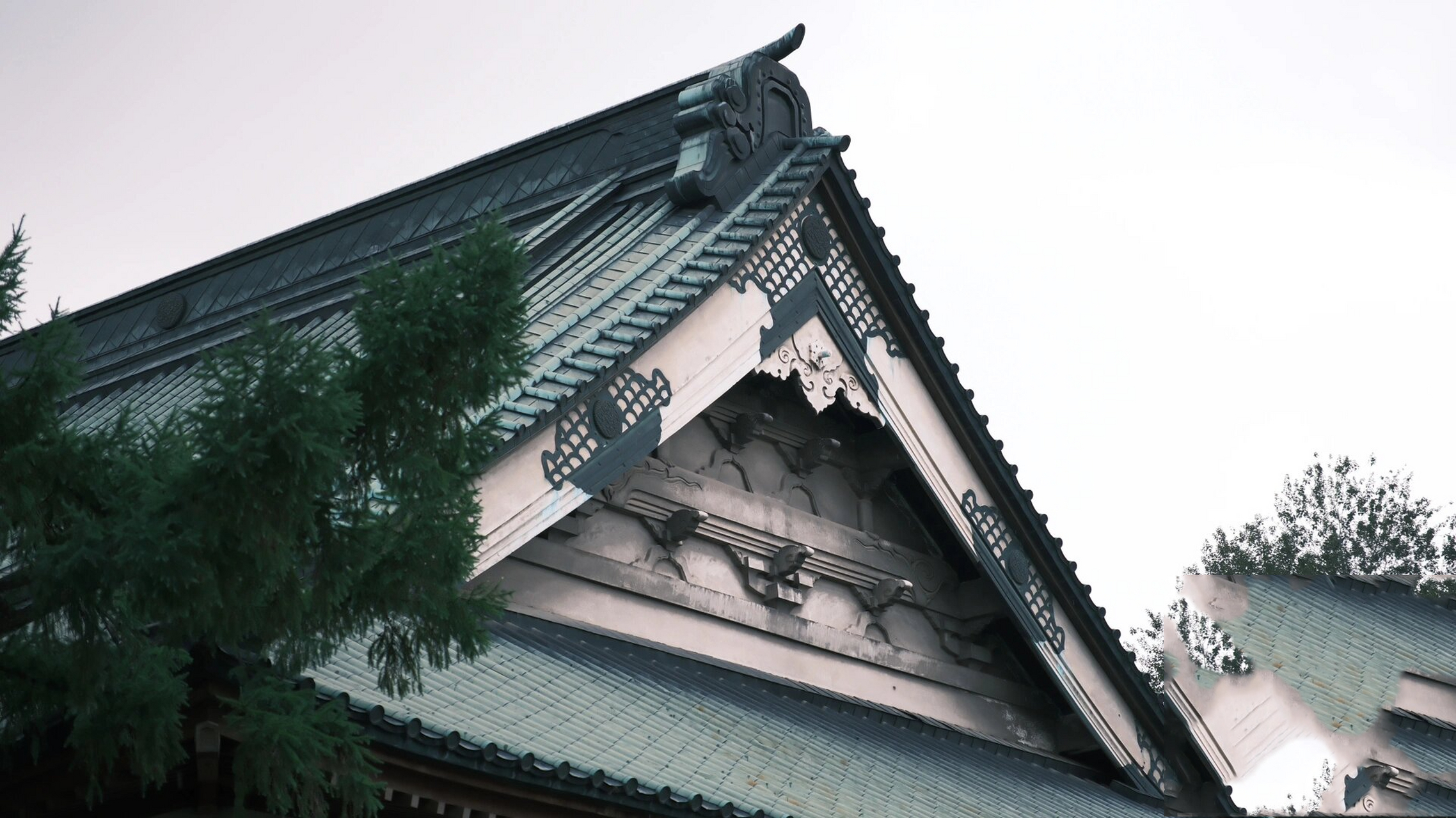 偶遇长春『日本东本愿寺"满洲"别院』旧址 唐破风也好,千鸟破风也罢