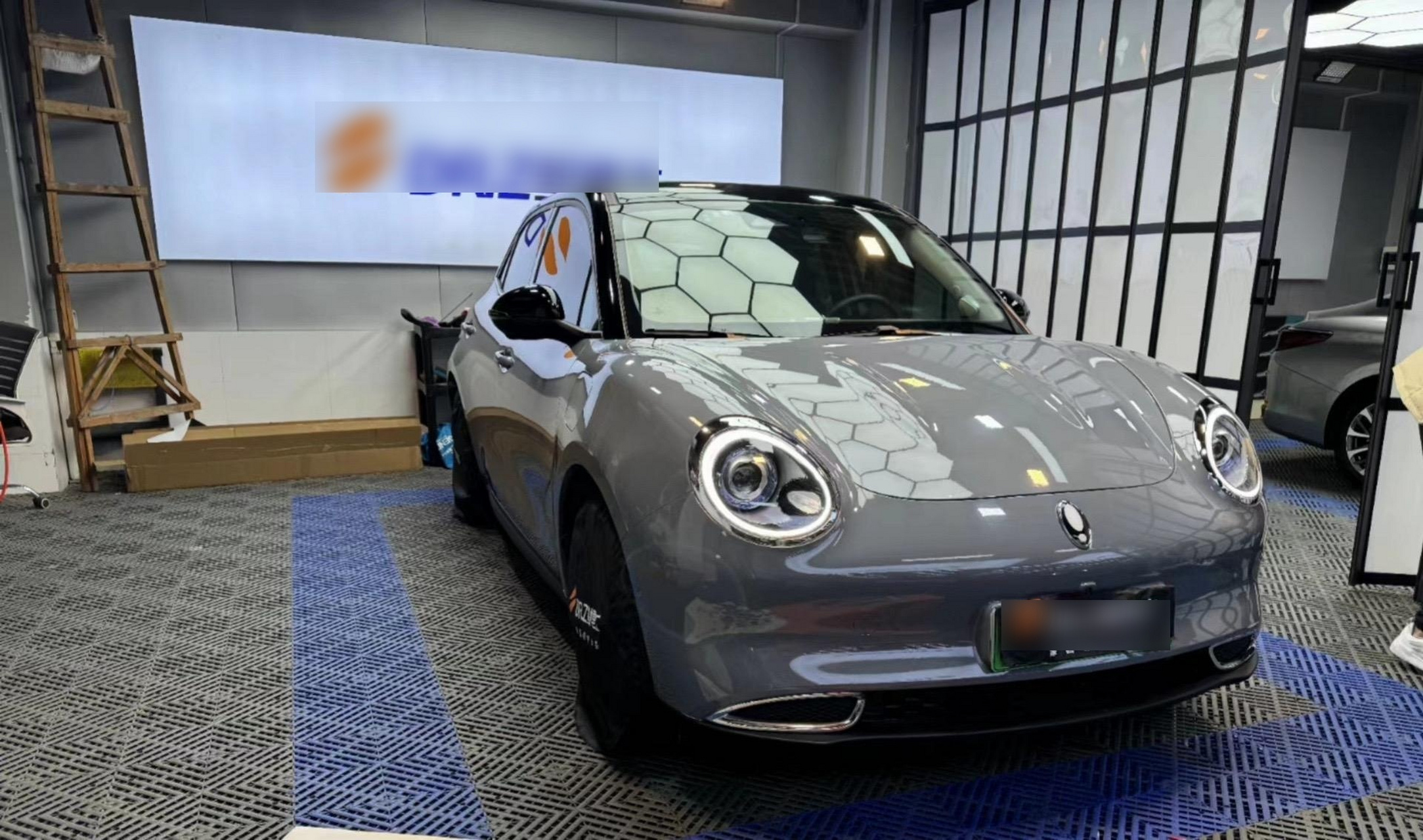 欧拉好猫改色纳多灰➕黑顶.