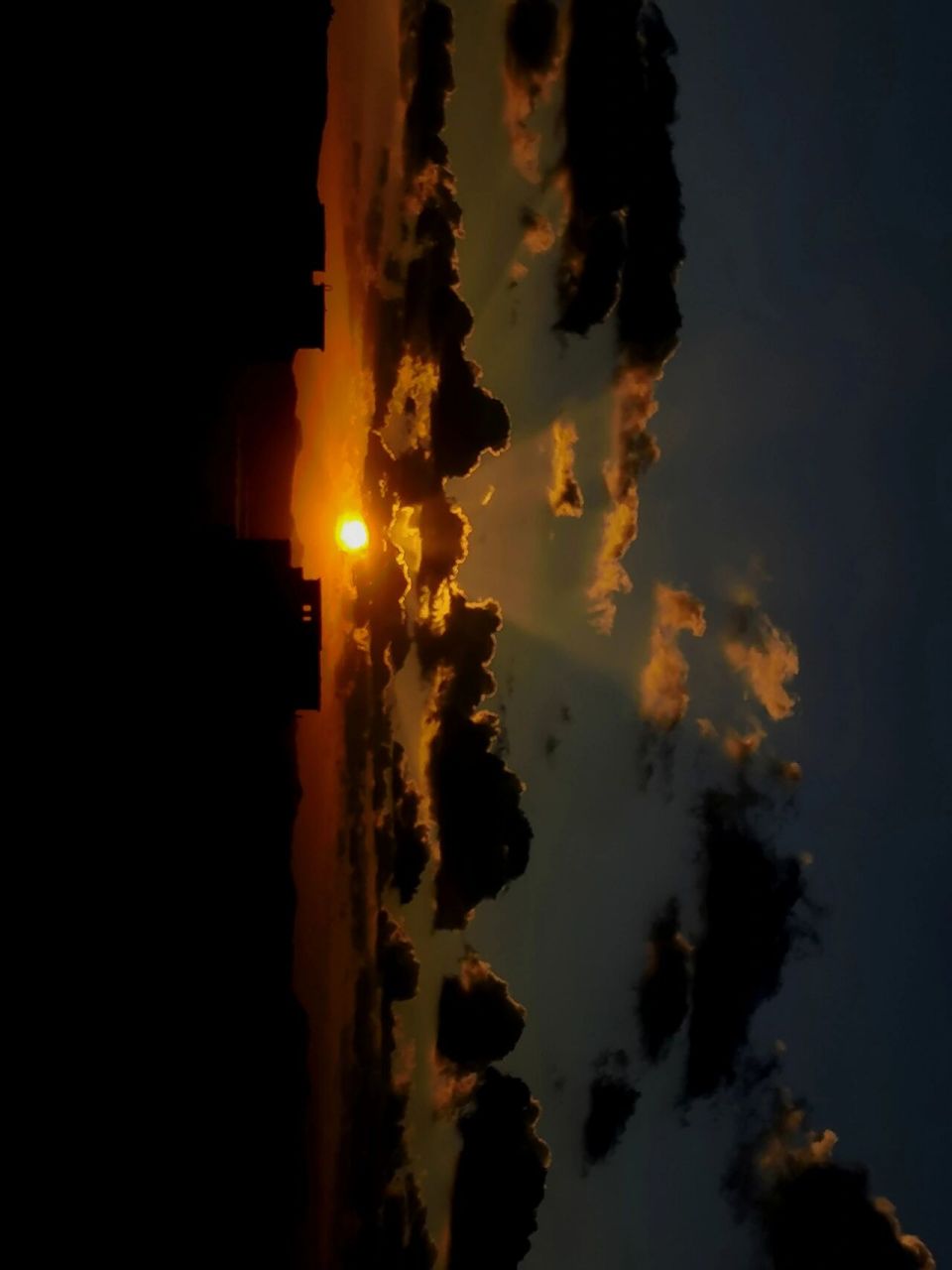 苏州烟花到来前 2021.7.23 2021.7.24 楼顶天台 云层落日 #台风烟花