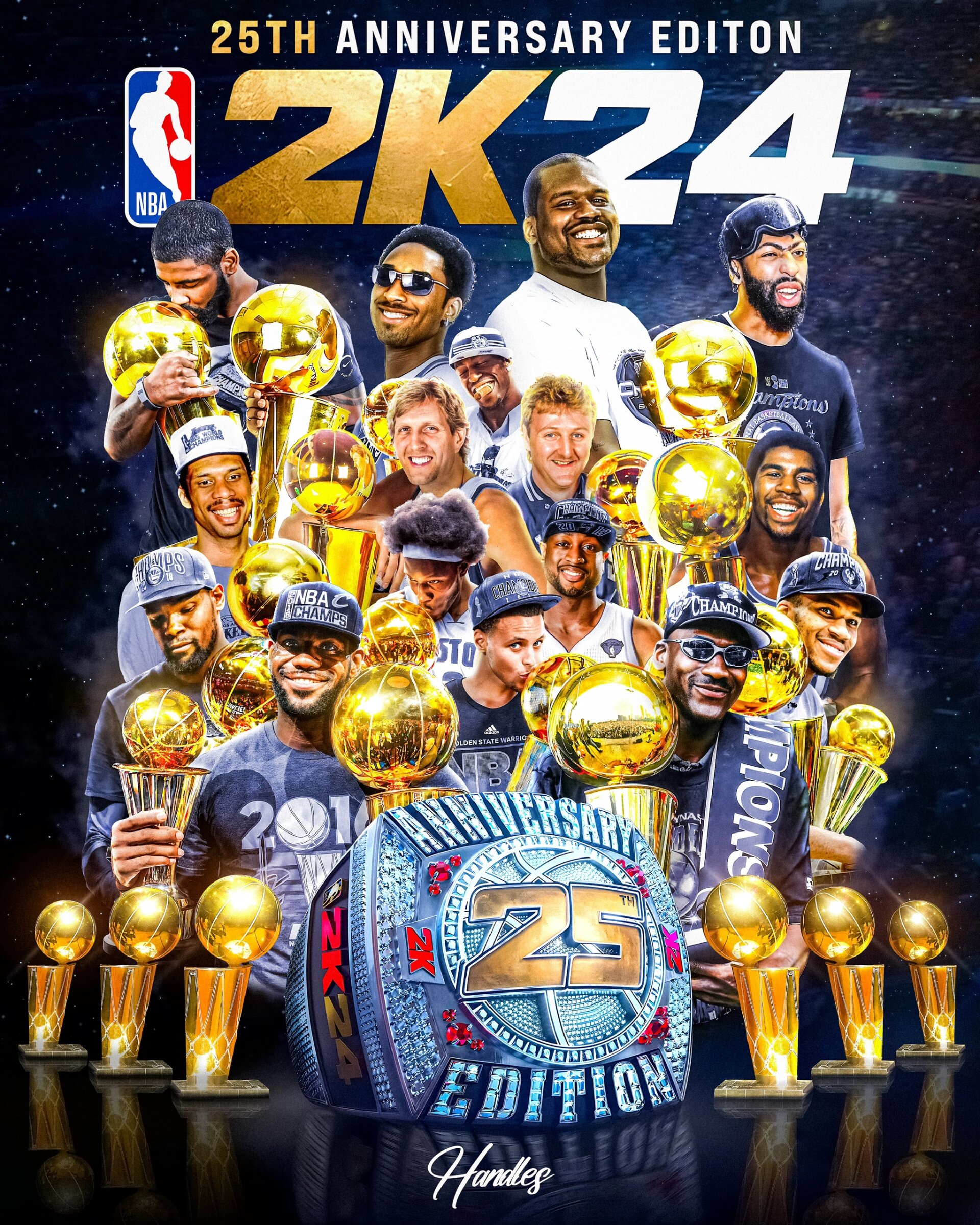 一组超高质量nba球星海报分享,勇士三巨头等