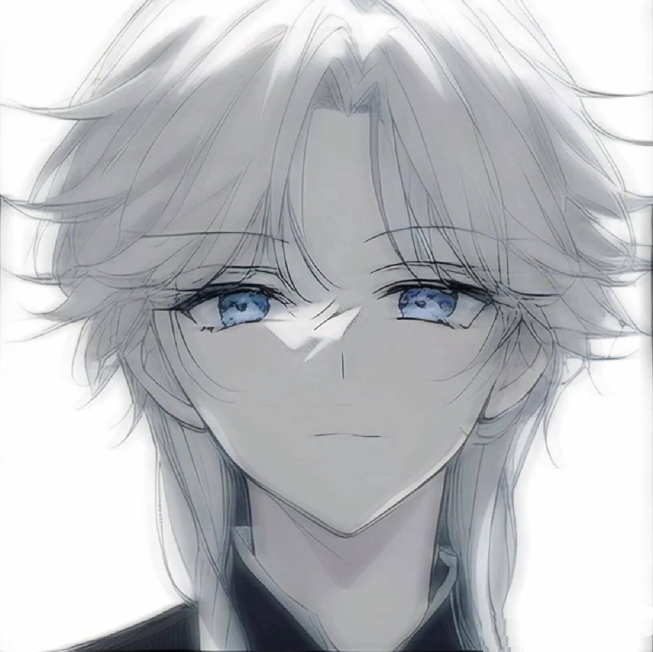 动漫头像男,模糊感