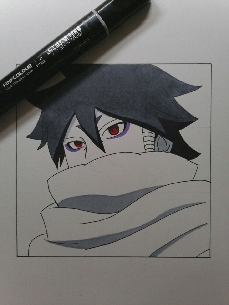 因陀罗教程 #火影忍者# #手绘教程# #因坨罗