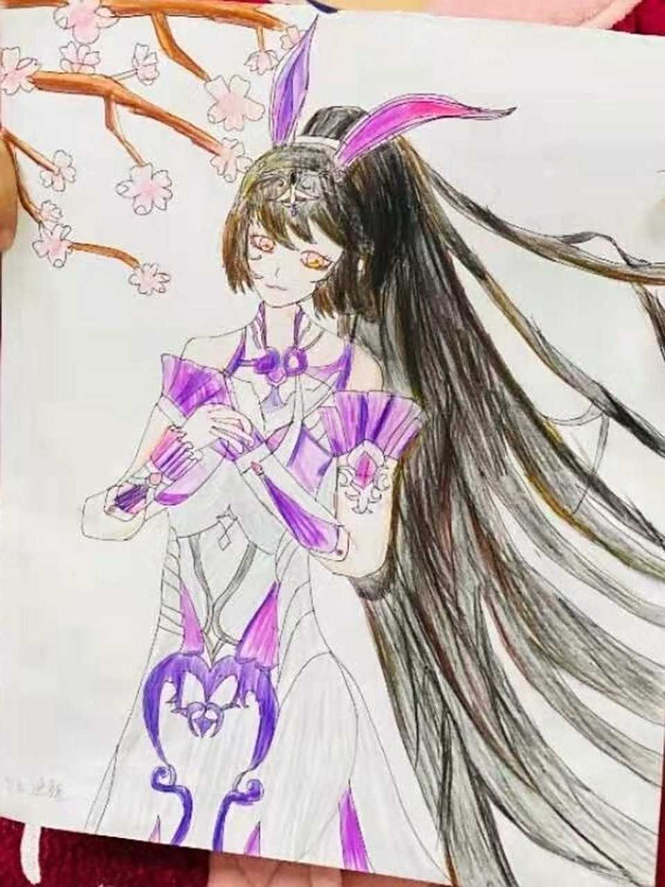 小舞(临摹画) 第二副图是原图