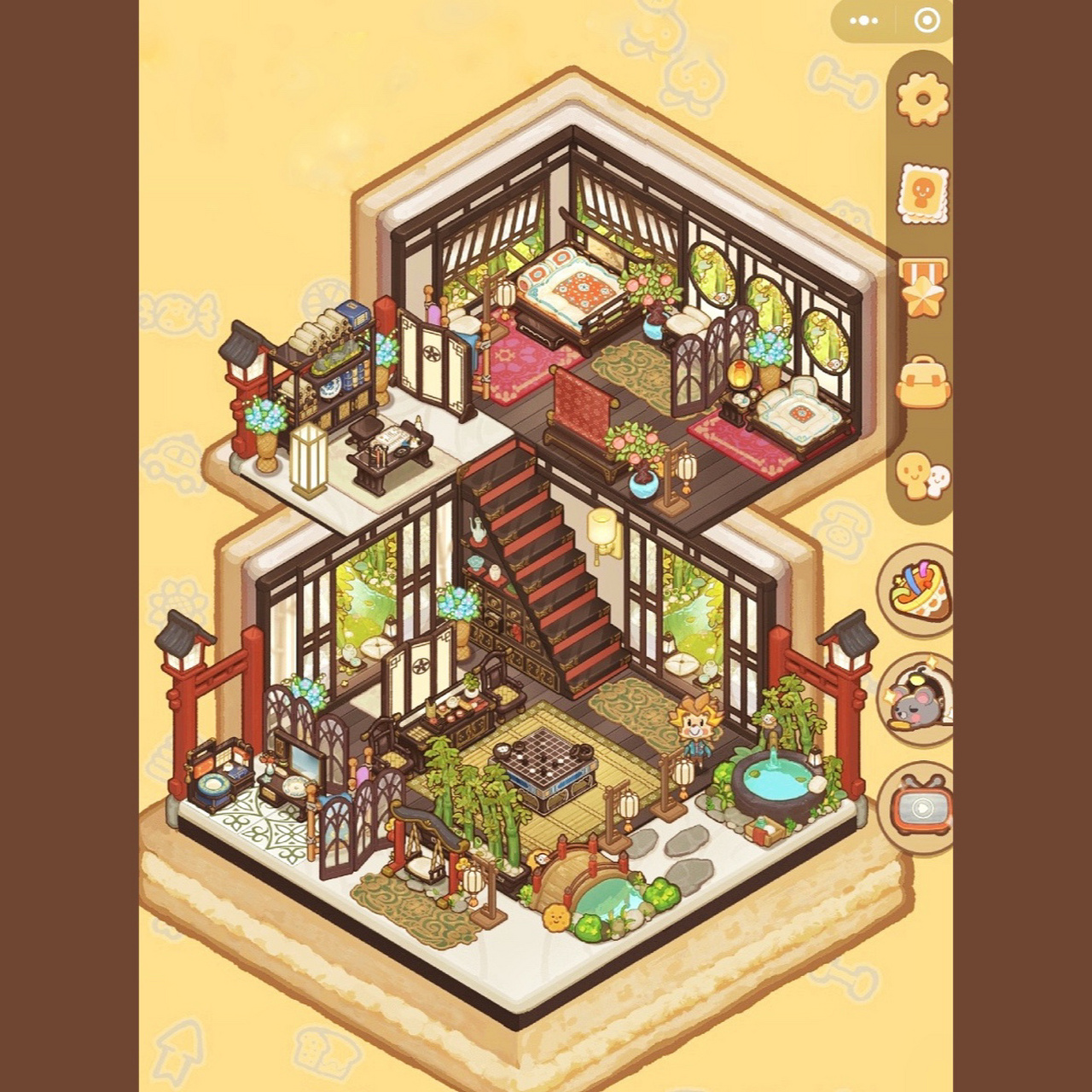 「乌冬的旅店」四楼401古风装修参考效果图 我闺蜜说我装修的401全网