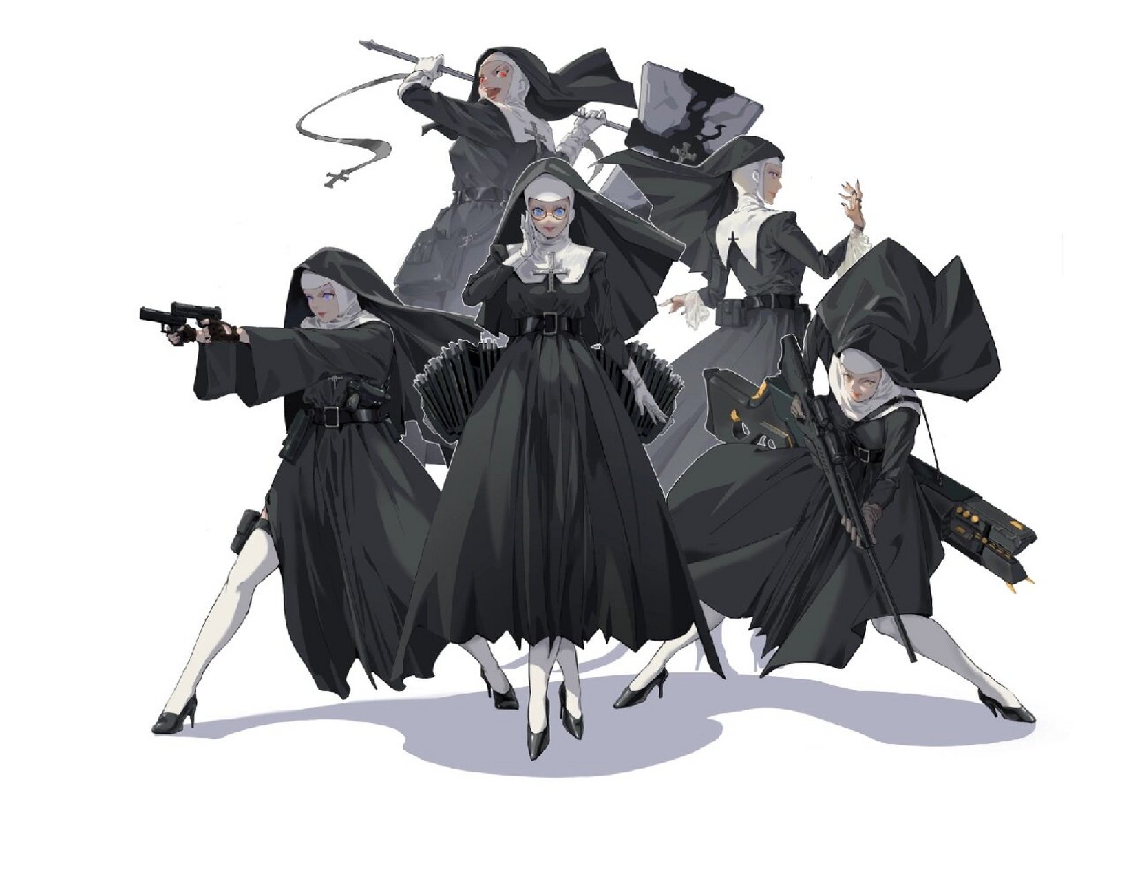 修女 #立绘# #人设# #绘画