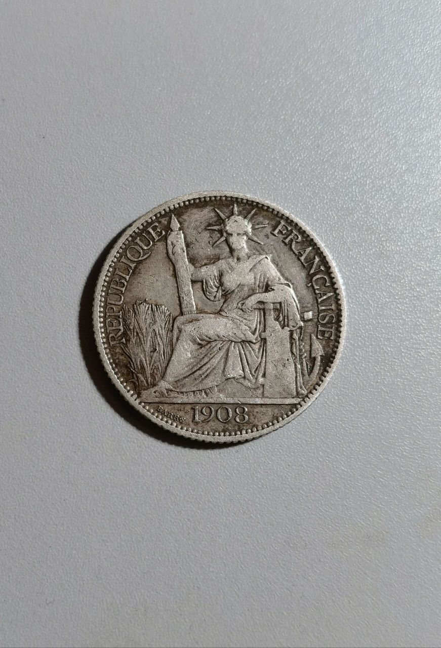 特稀少年份1908年坐洋10分和20分银币 偶然花了60元淘到一枚老味道