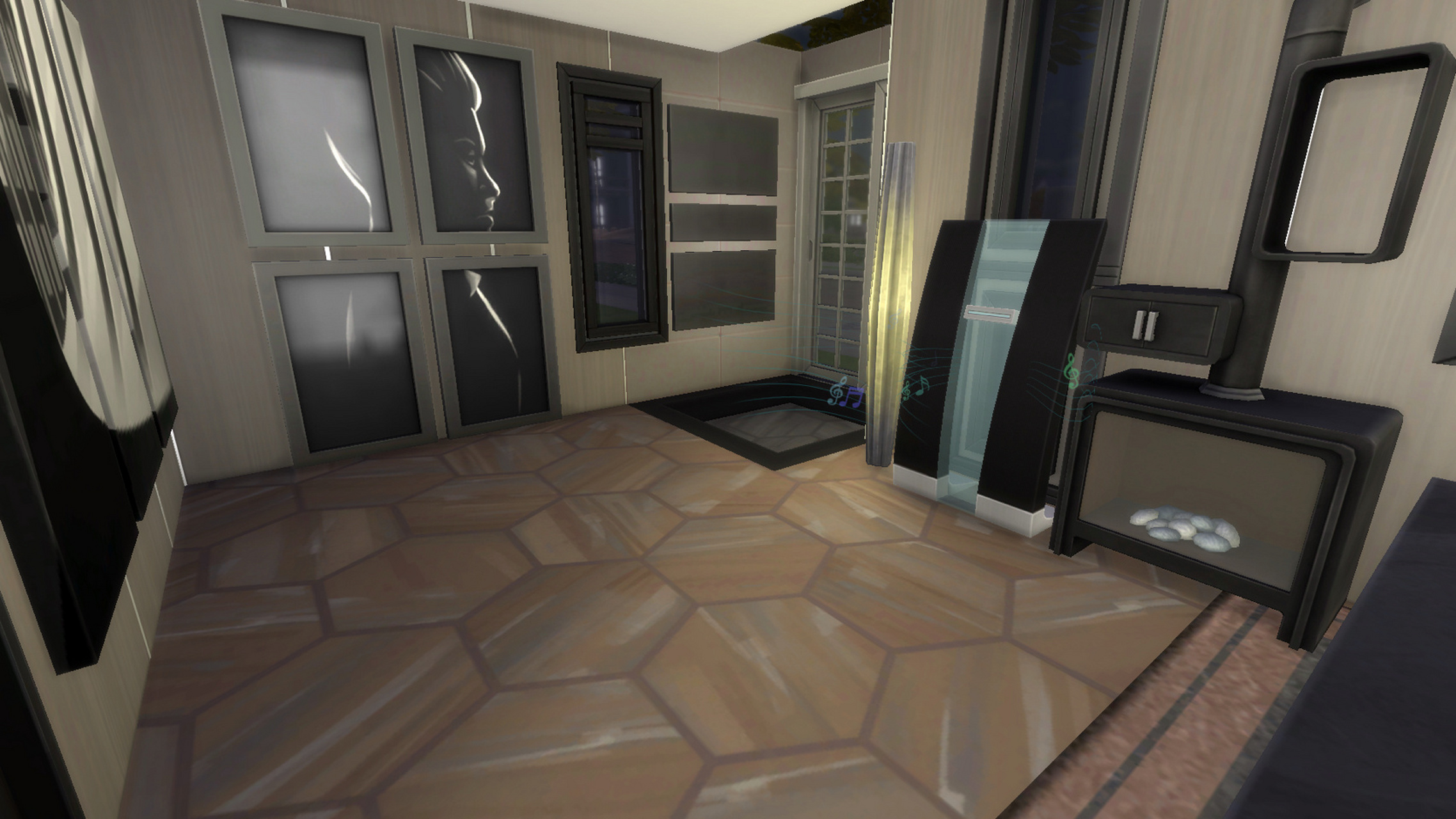 模拟人生4建房挑战15 未来感单身男青年公寓 没错这就是现在aaron r