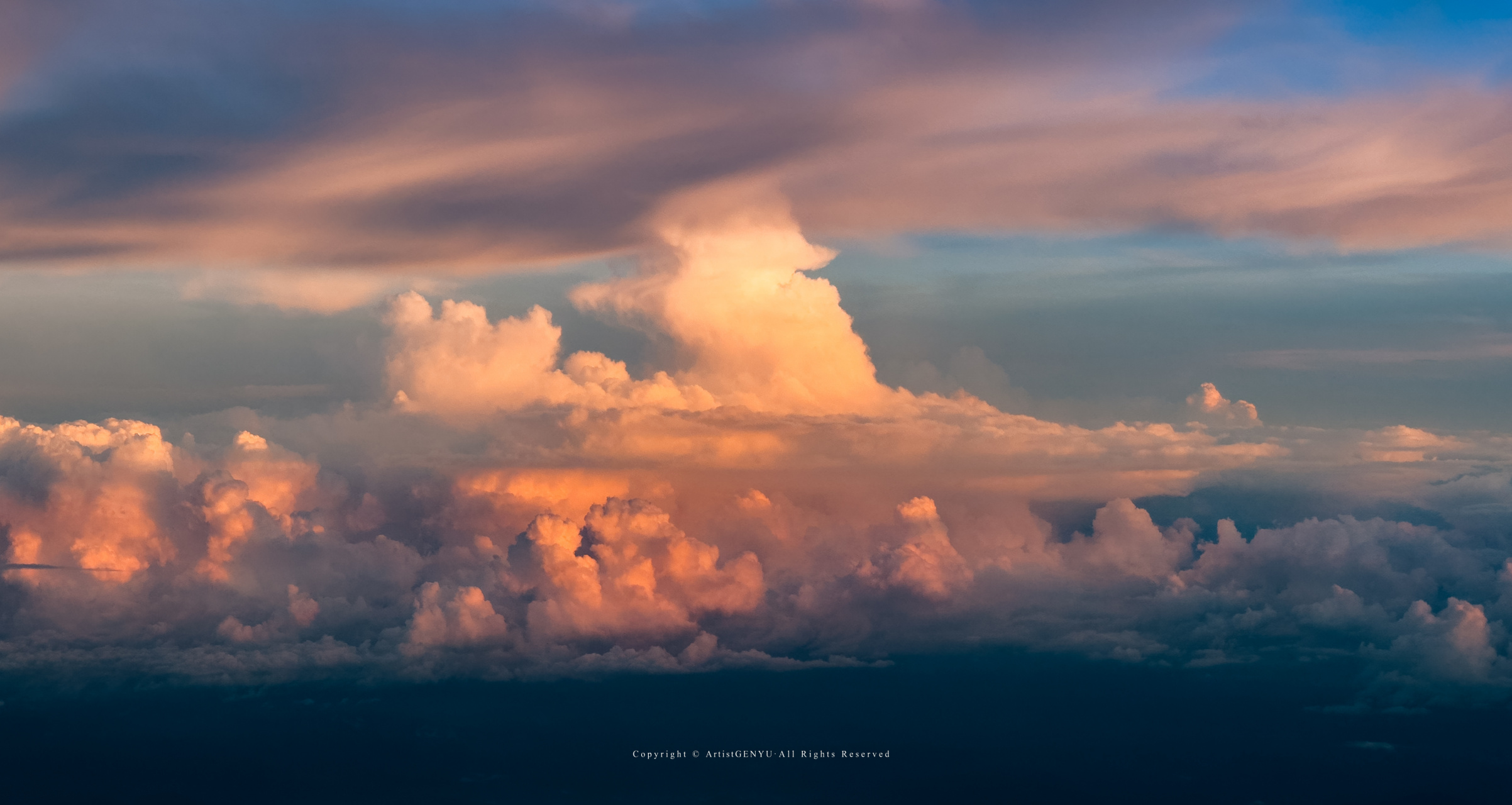 天空的云  #武汉暑不尽的好时光# #遇见武汉一夏# (viaartistgenyu )