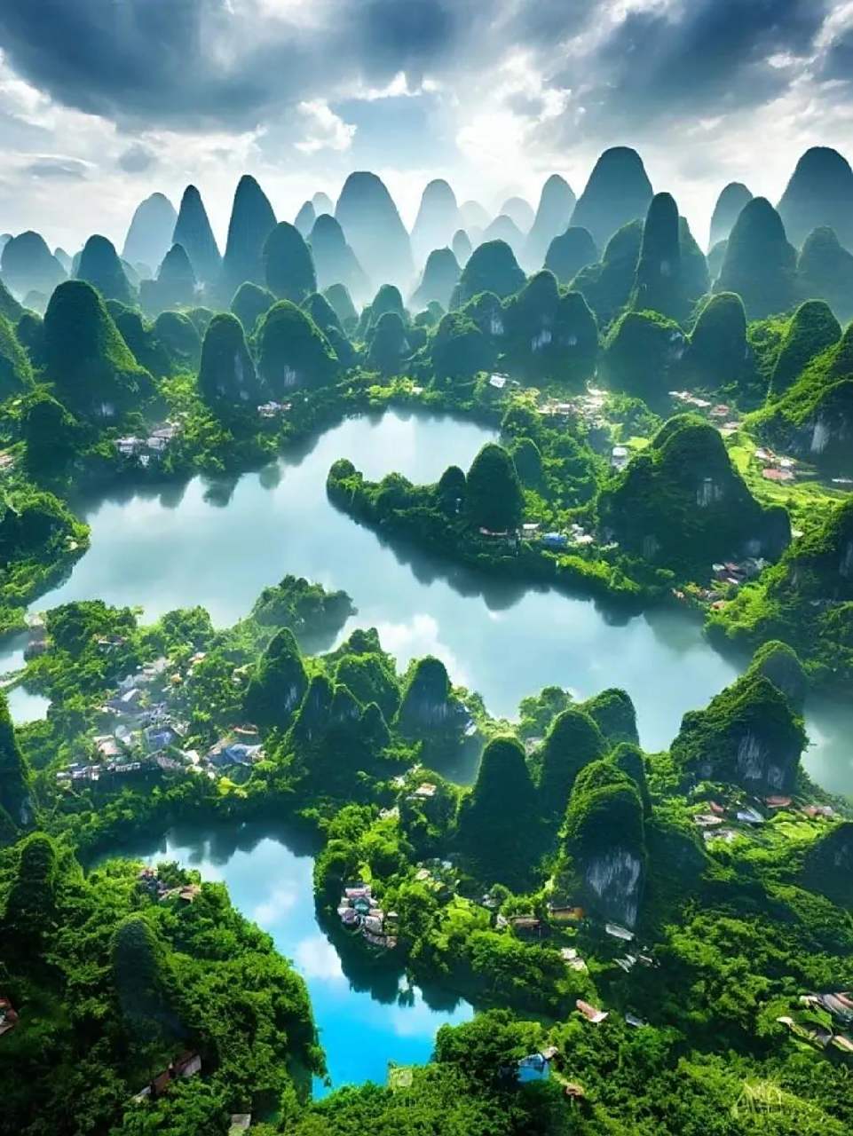 那里的山水真的很美很美 桂林奇景随手拍 一起看广西美景