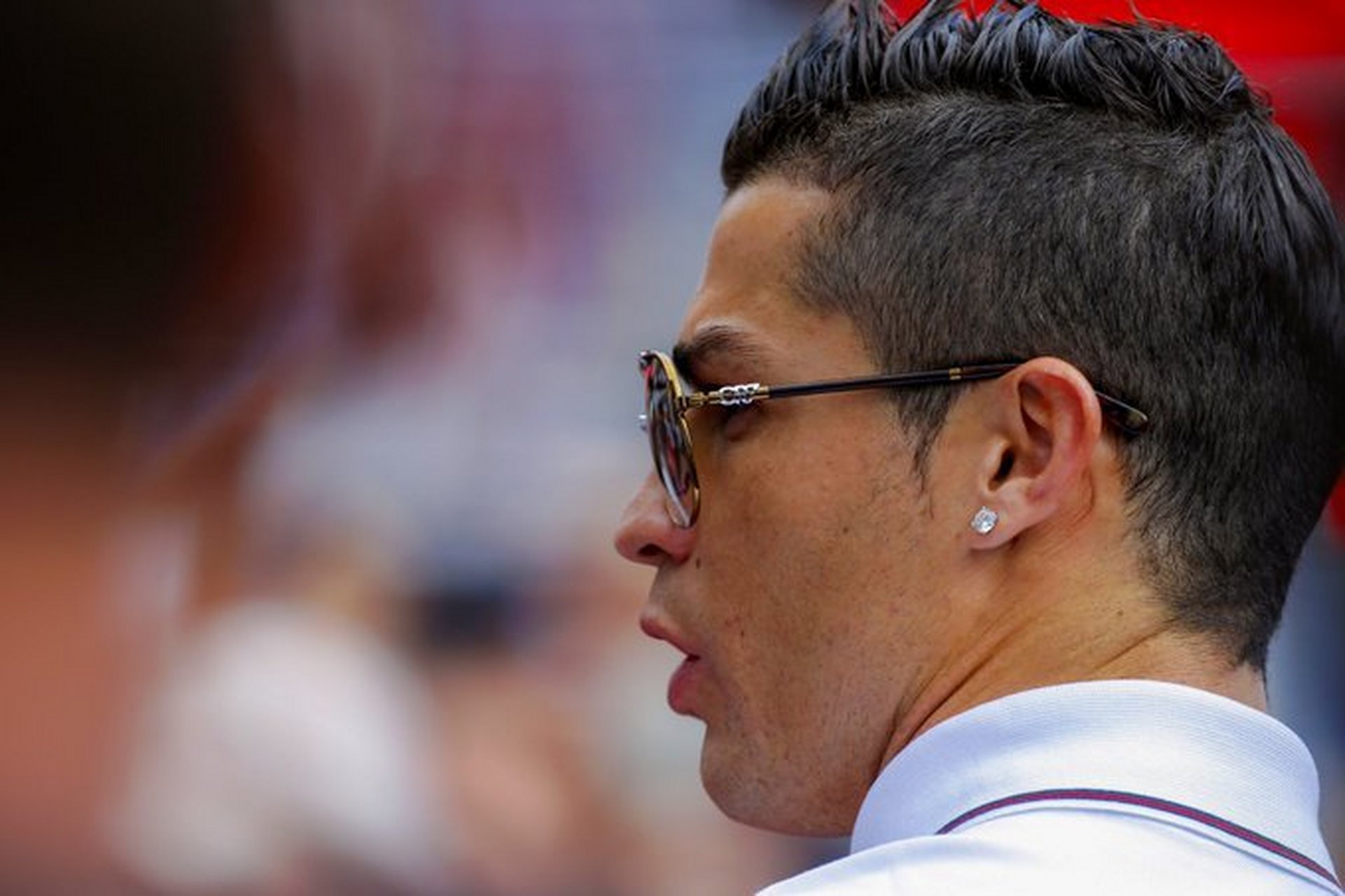 墨镜罗哥9815[得意]配上bling bling的耳钉78  #c罗