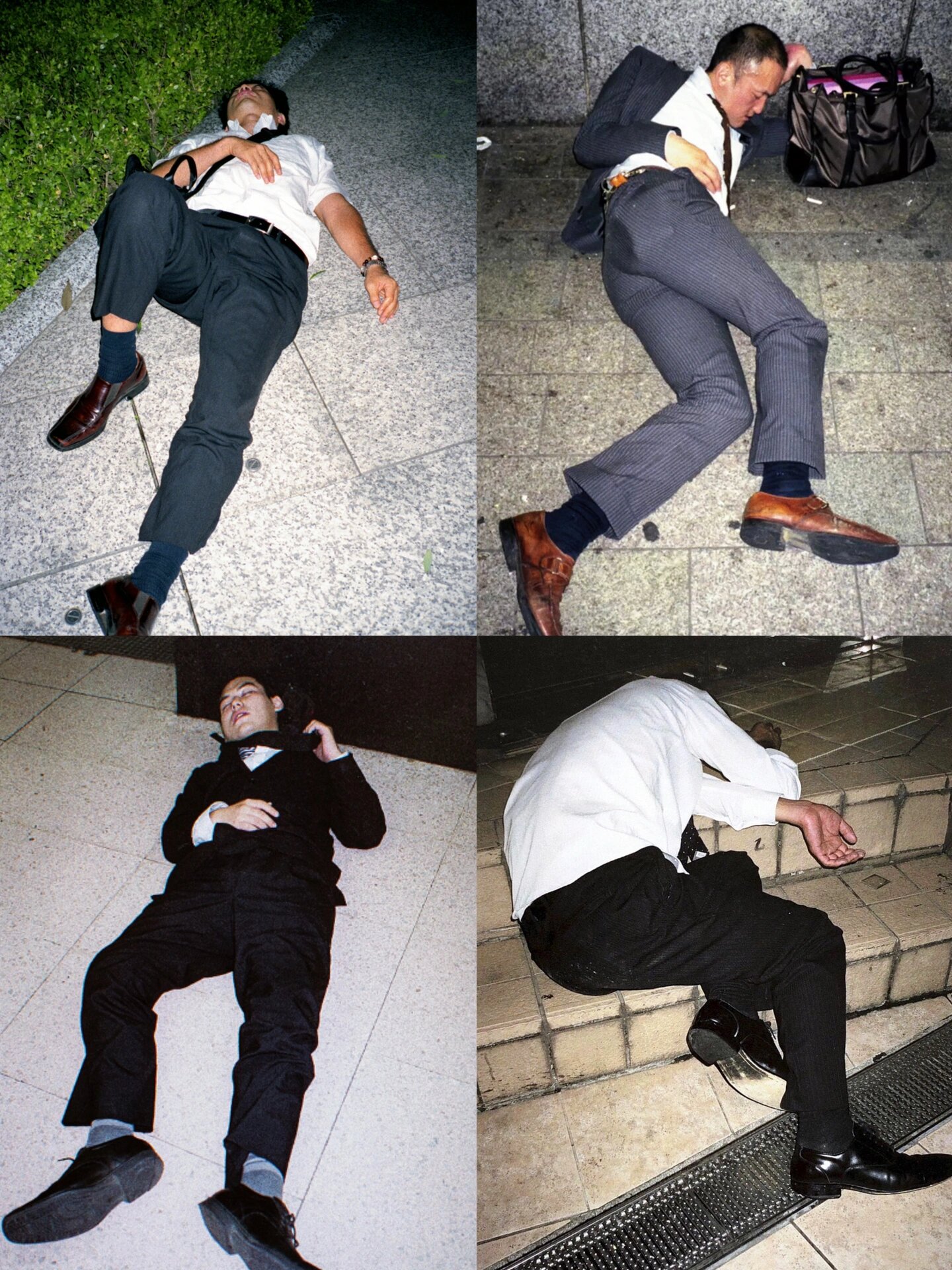 这位摄影师,在深夜捕捉东京的烂醉西装男