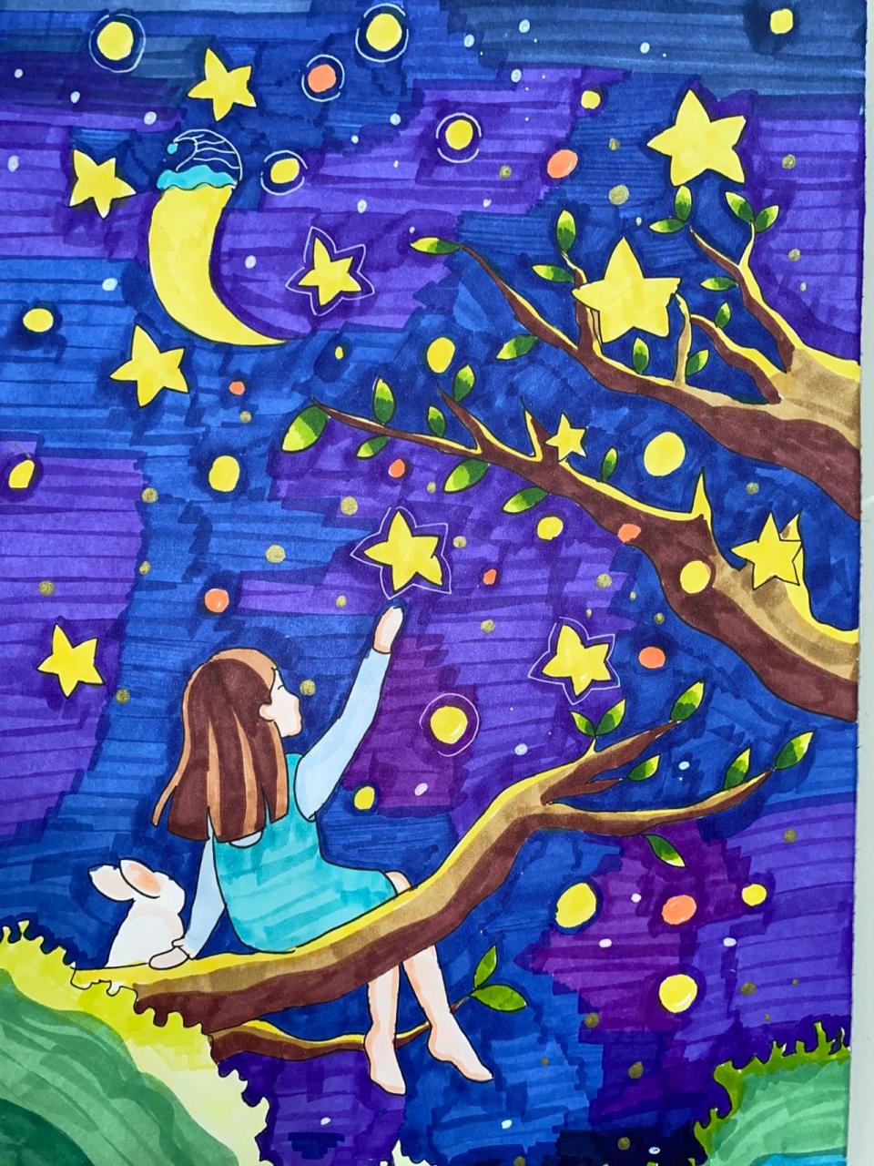 童谣配图 小星星 儿童漫画 不定时分享:喜欢可关注