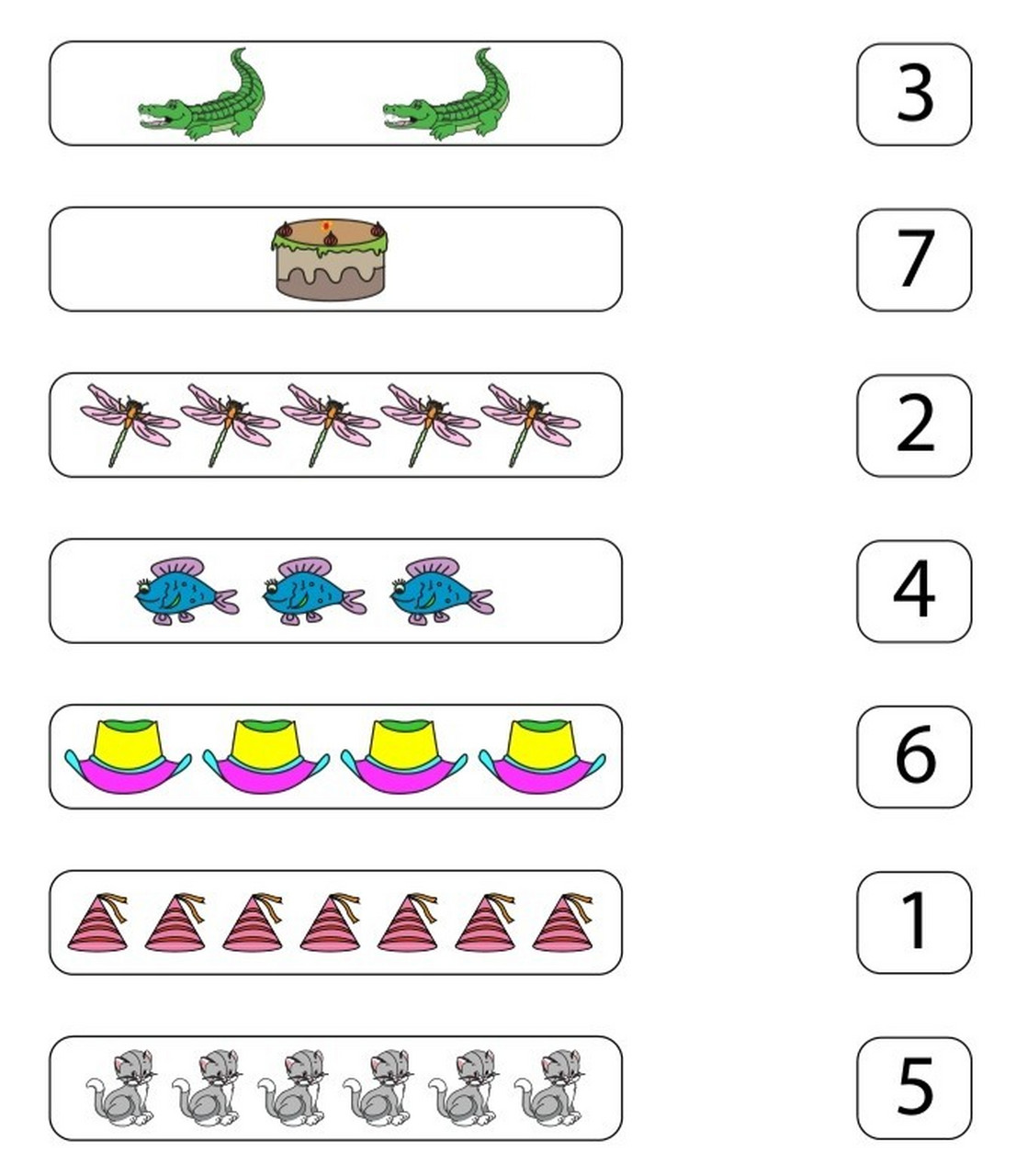 数字连线图片1-10教案图片