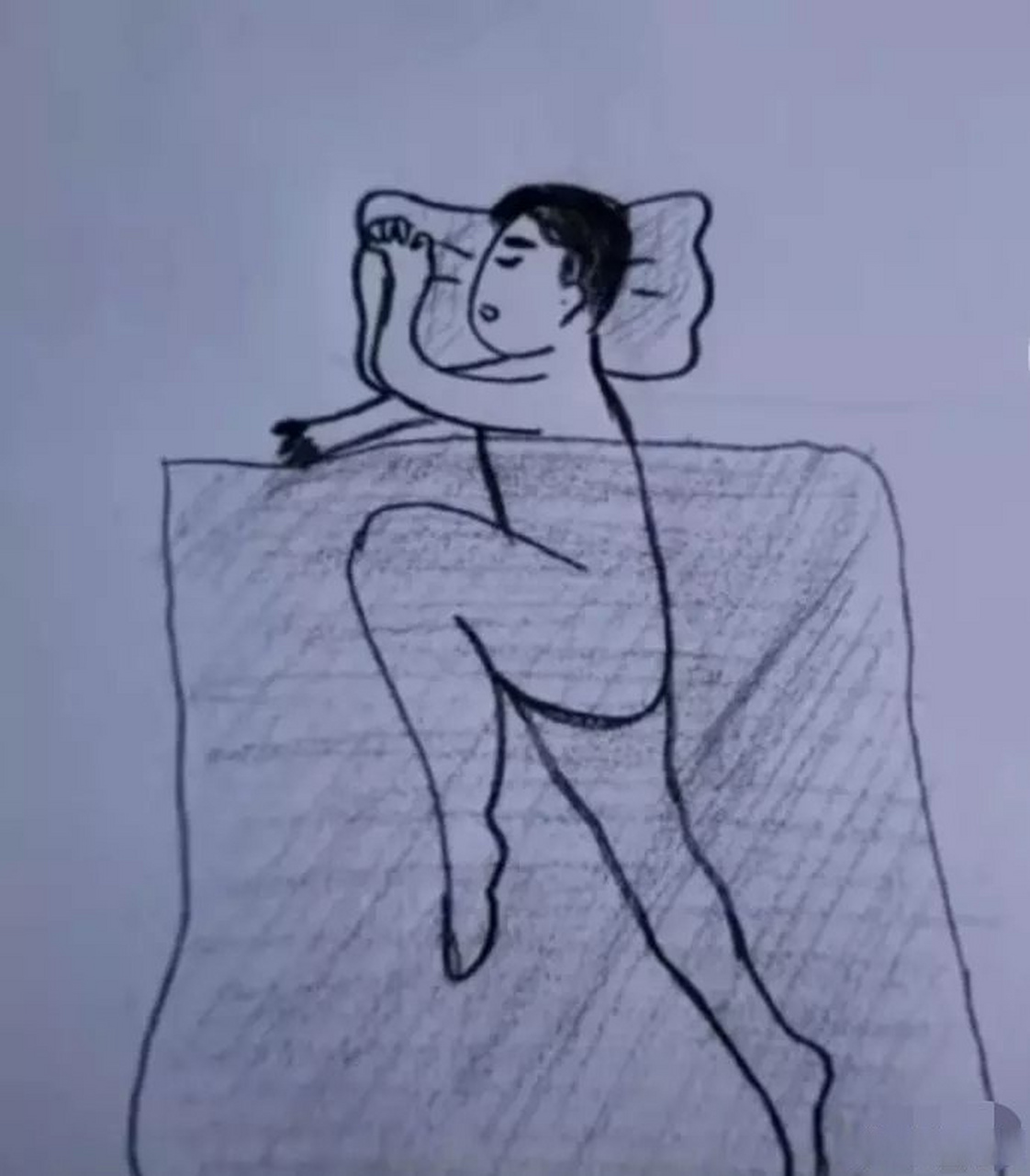 你最喜欢哪种睡姿,最可怕的是图二