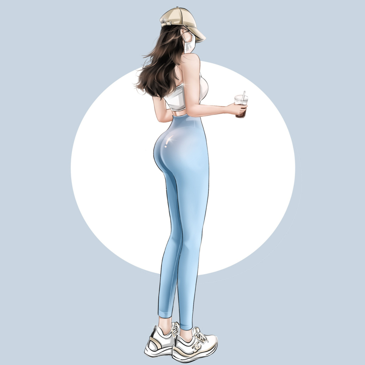 健身头像出图|健身手绘 健身约稿出图