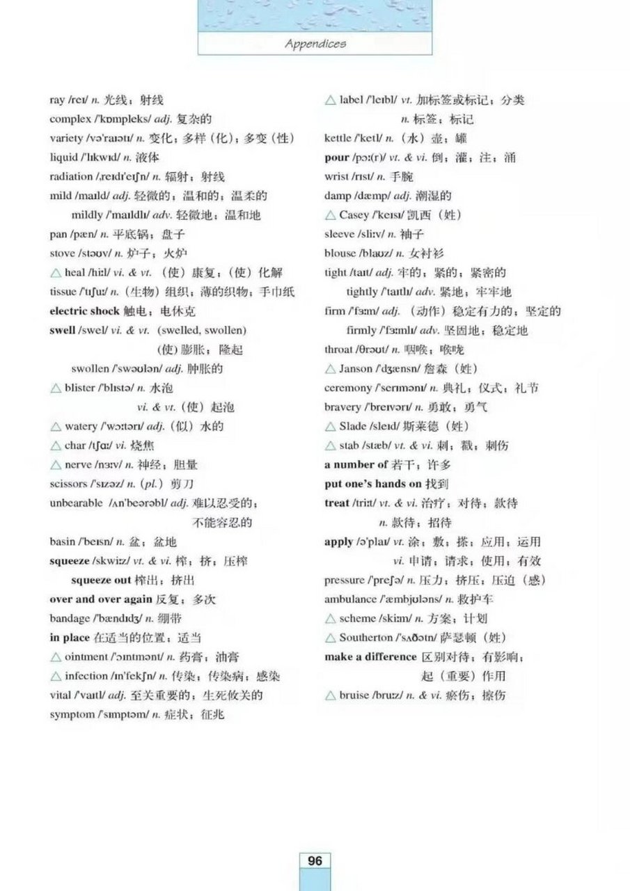 高中英语必修五单词表 高中英语人教(旧)版必修五单词表