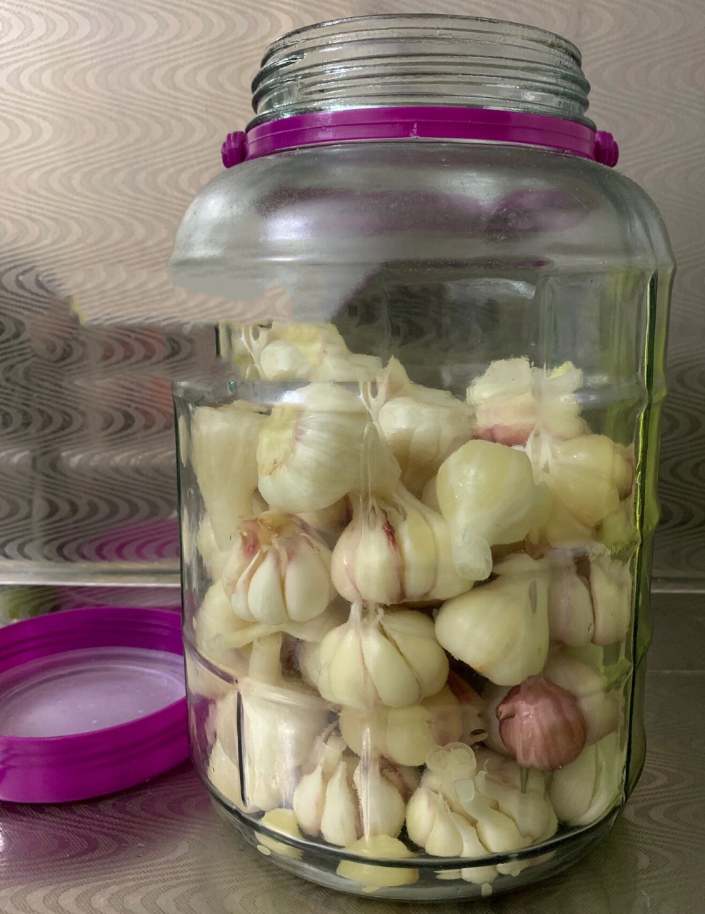 家庭版超简单糖蒜制作方法 糖酸最最主要的当然是 醋和糖91 鲜蒜5斤