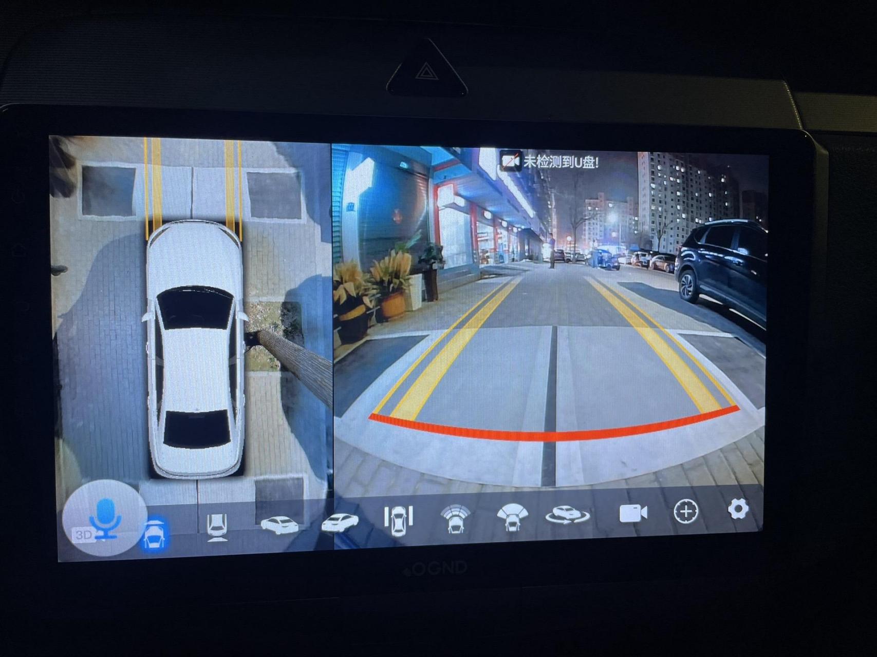 大众迈腾安装科骏达360全景一体机360全景影像