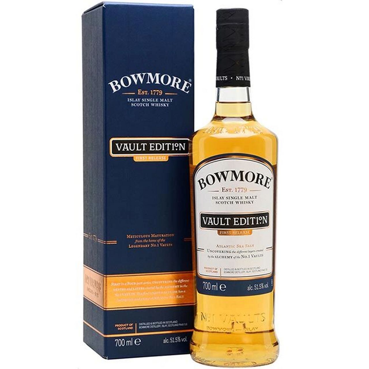 波摩酒窖系列第一版大西洋海盐单麦威士忌 bowmore vault editions