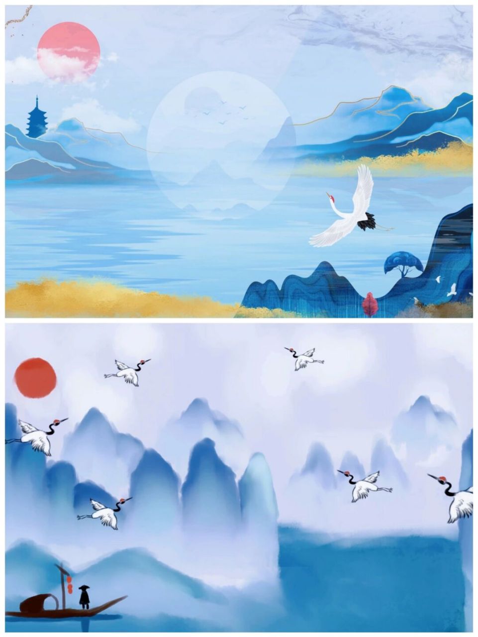 中国风白露节气横向展板背景图|ppt背景 93哈喽,各位宝子晚上好