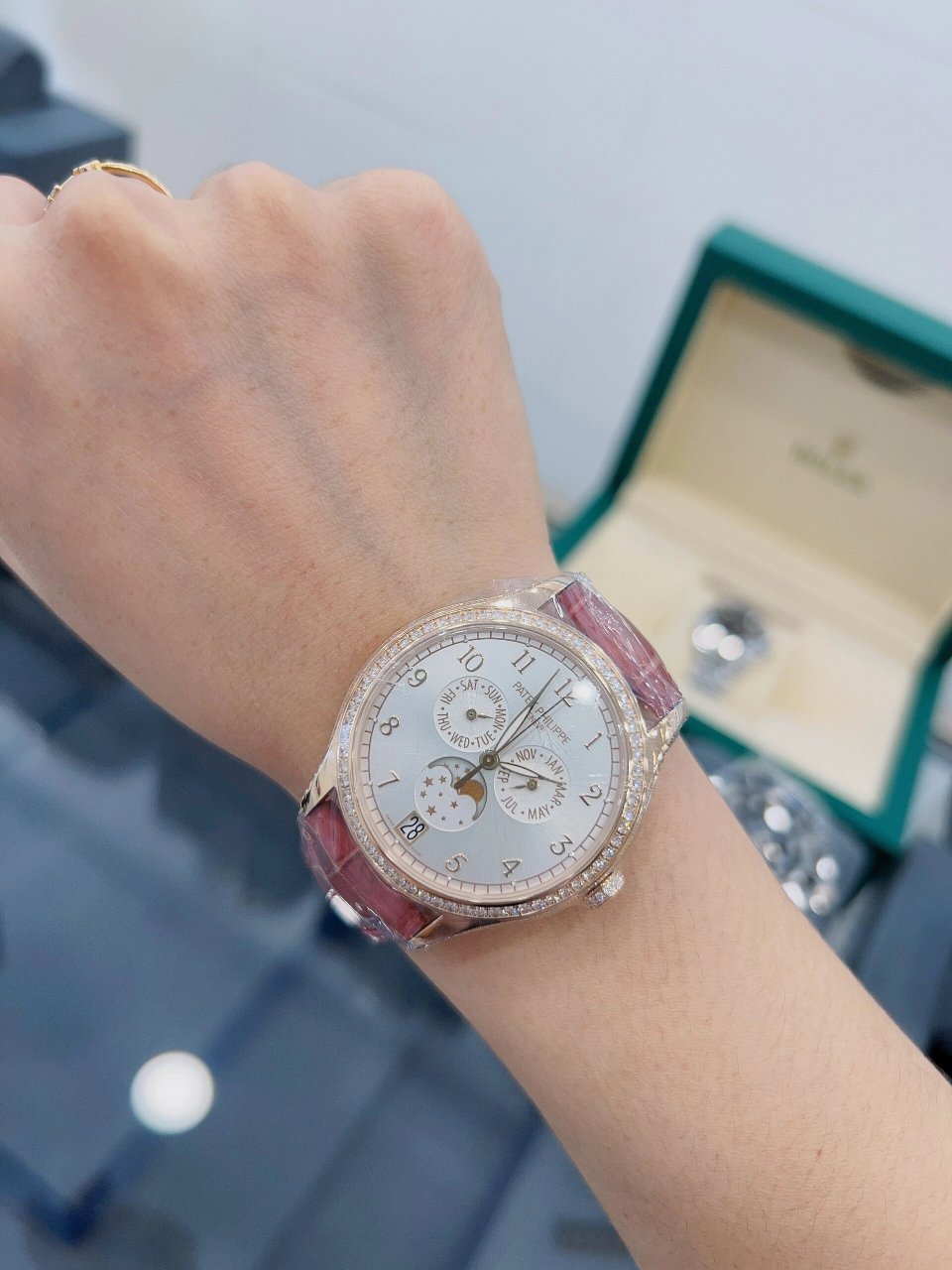 厦门今天收表/百达翡丽4947r-001 百达翡丽复杂功能计时4947r 18k玫瑰